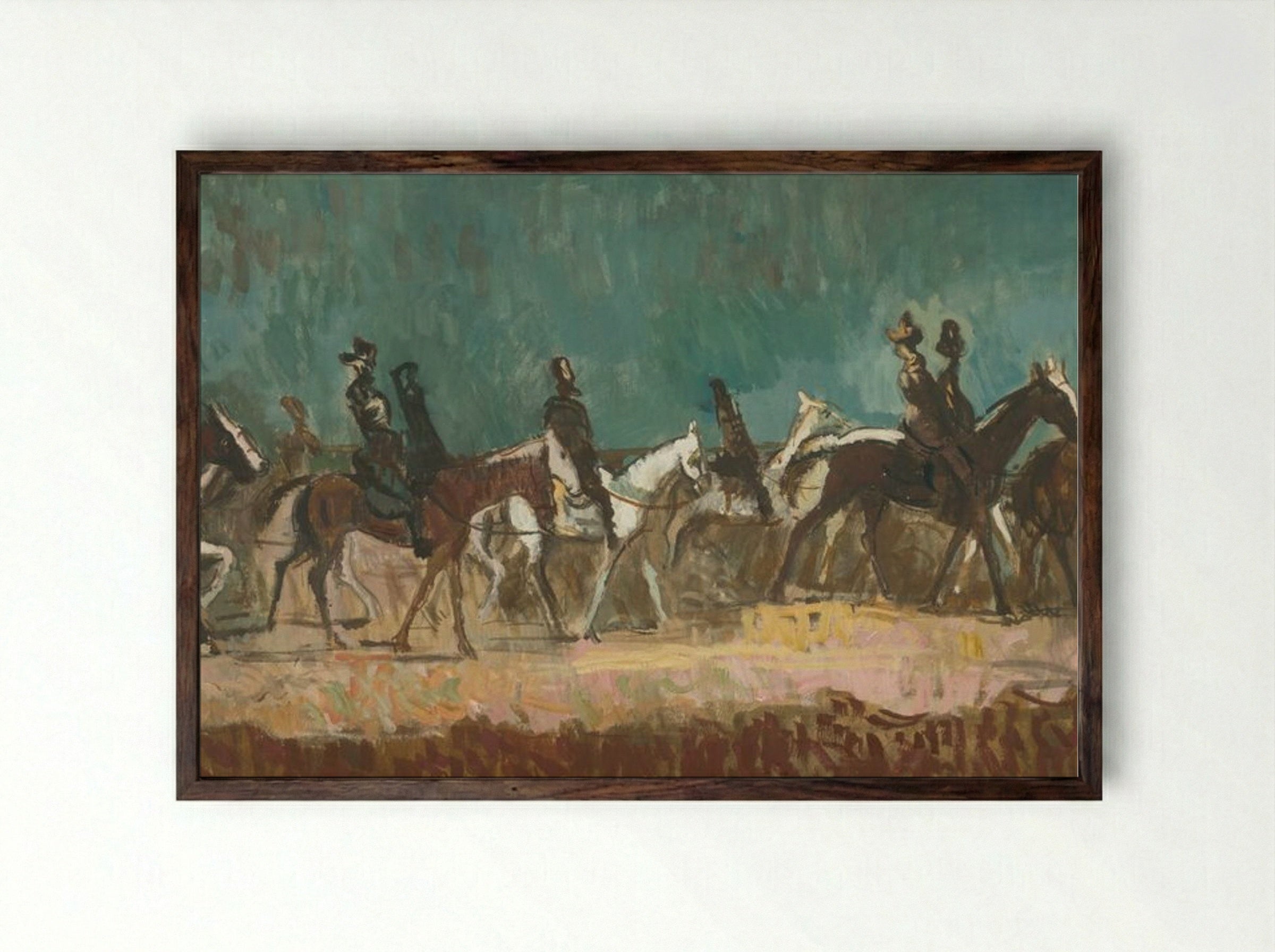 Exotic Riders - Cyprián Majerník - Framed Print Dark Wood