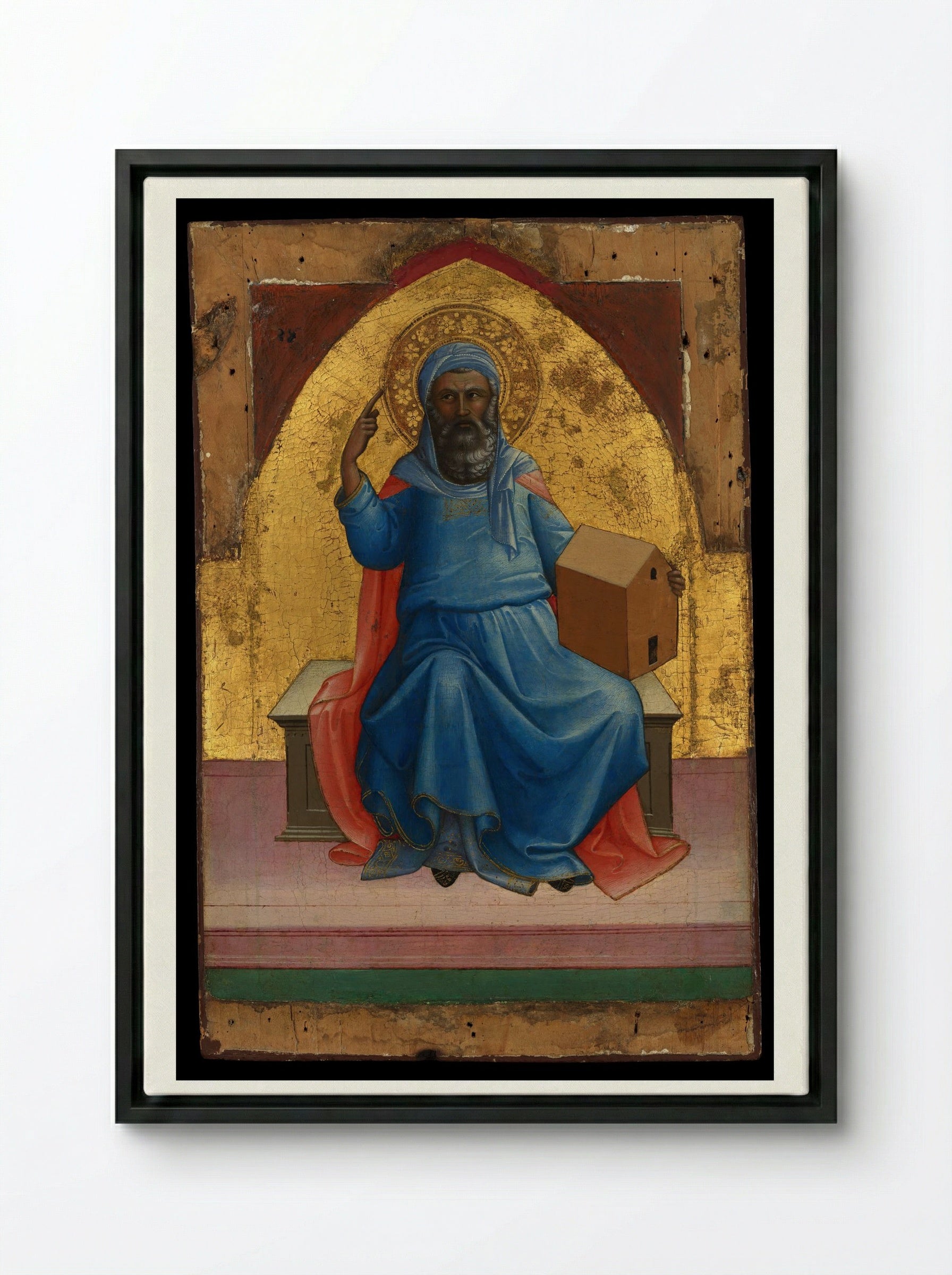 Noah - Lorenzo Monaco - Framed Canvas Black