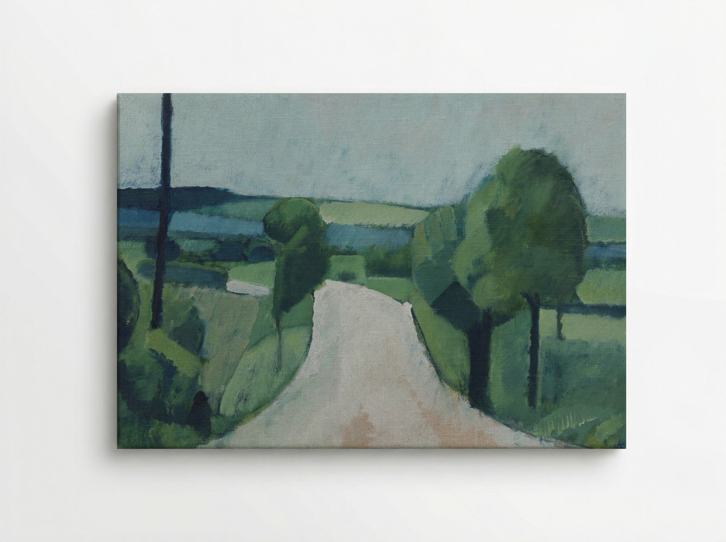 Road near Fåborg on Funen - Harald Giersing - Canvas