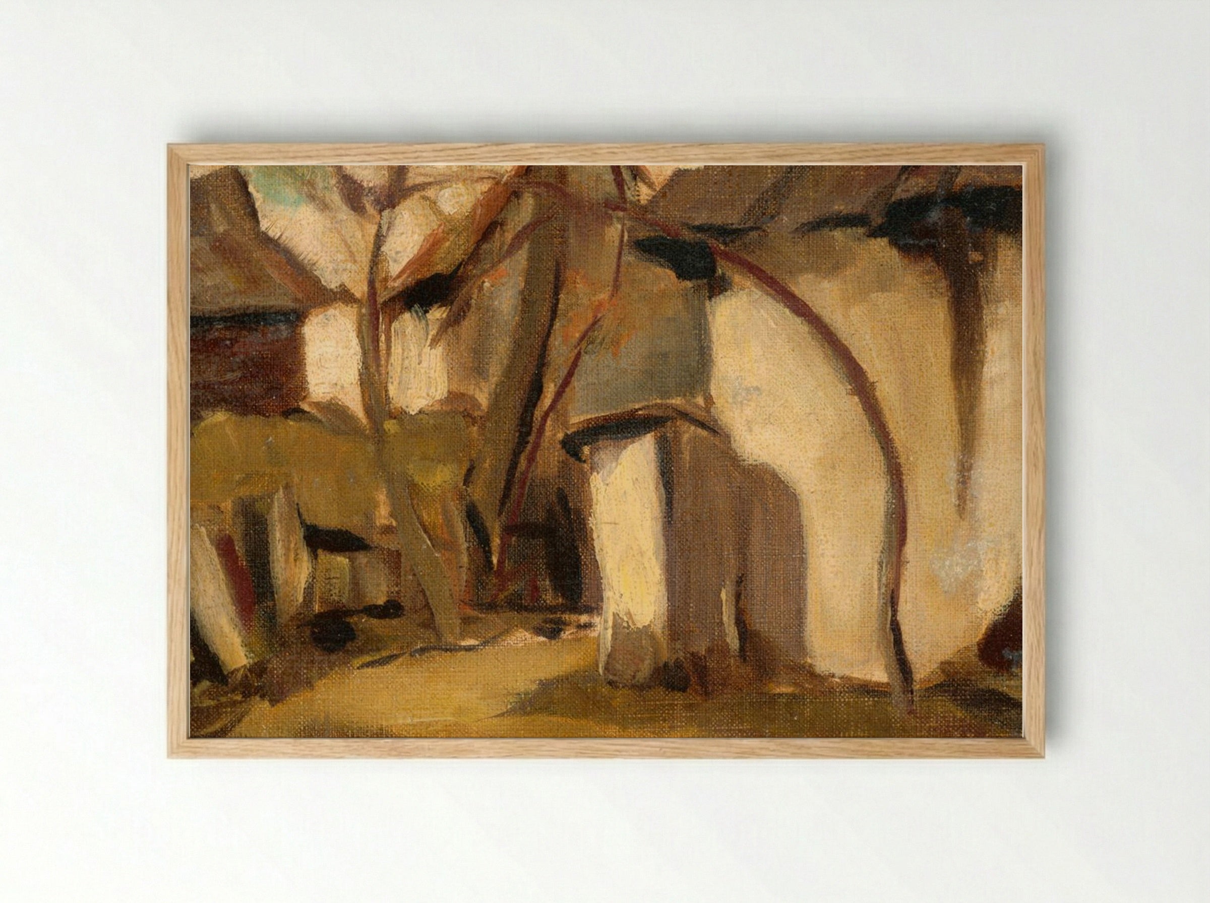 Village Yard - Zolo Palugyay - Framed Print Wood