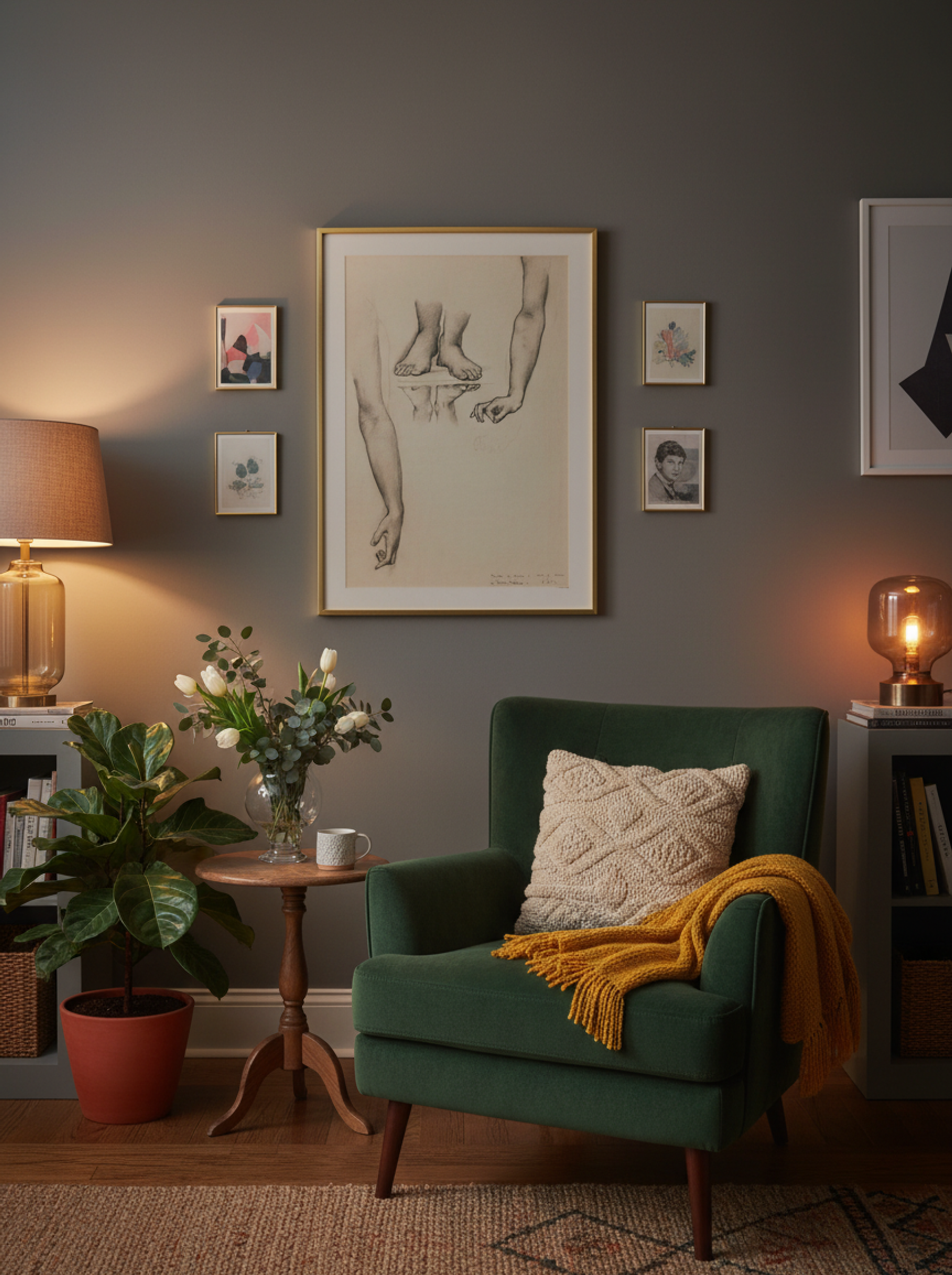 Study for 'The Mirror of Venus' (Arms and Feet) - Edward Burne-Jones - Lifestyle