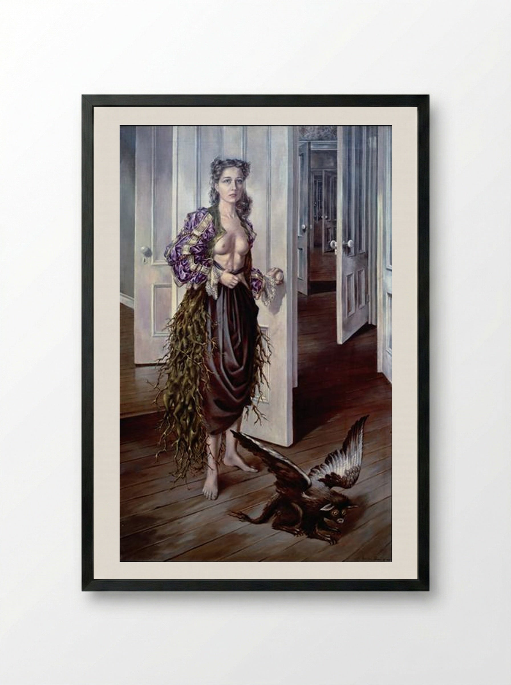 Birthday - Dorothea Tanning - Framed Print Black