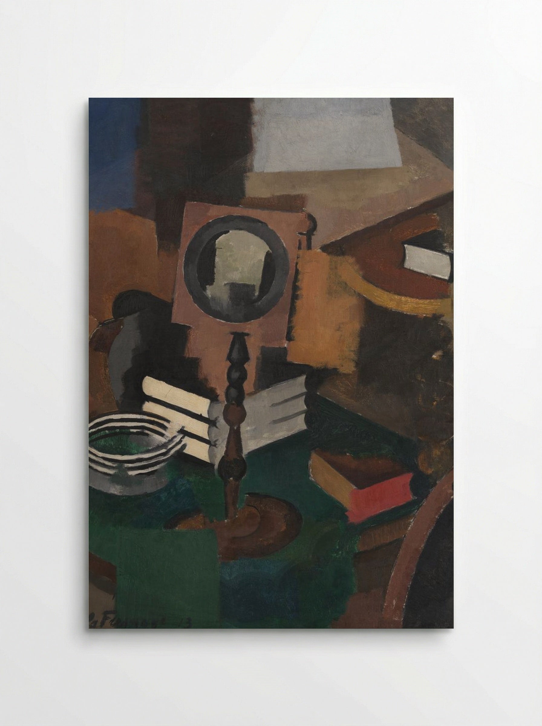 Still Life with Candlestick - Roger de La Fresnaye - Poster