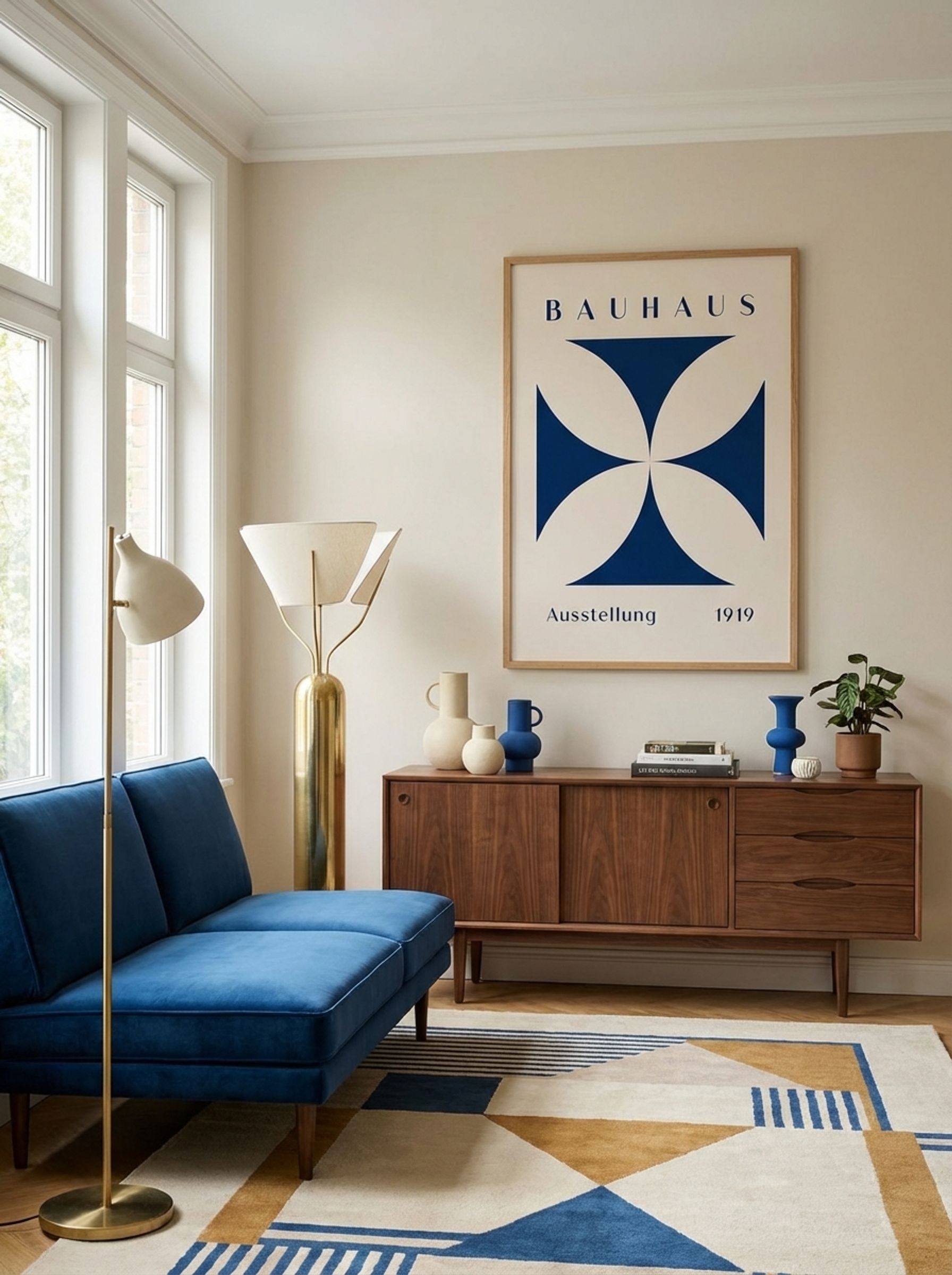Bauhaus Ausstellung in Blue (1919) - Lifestyle