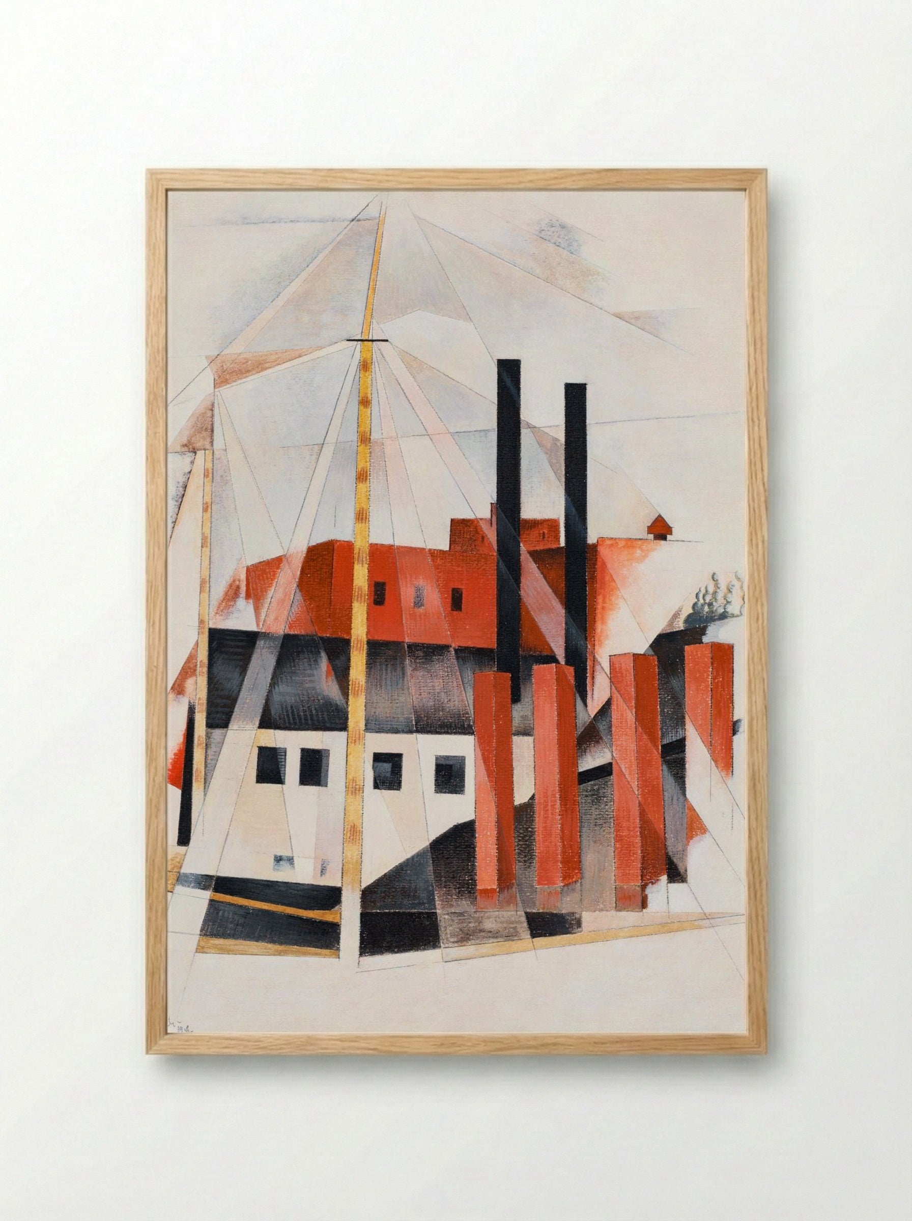 Piano Mover's Holiday - Charles Demuth - Framed Print Wood