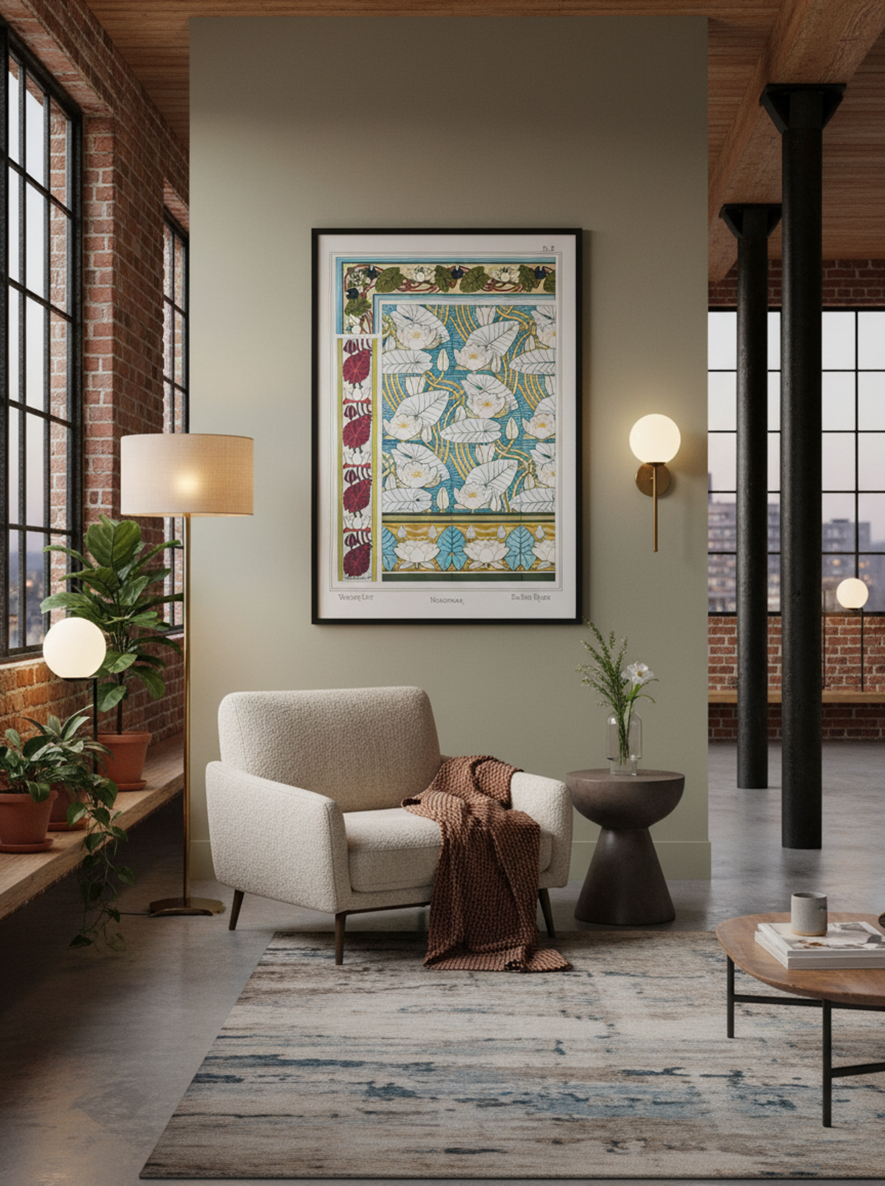 Nénuphar (Water Lilies) from La Plante et ses Applications ornementales - Maurice Pillard Verneuil - Lifestyle