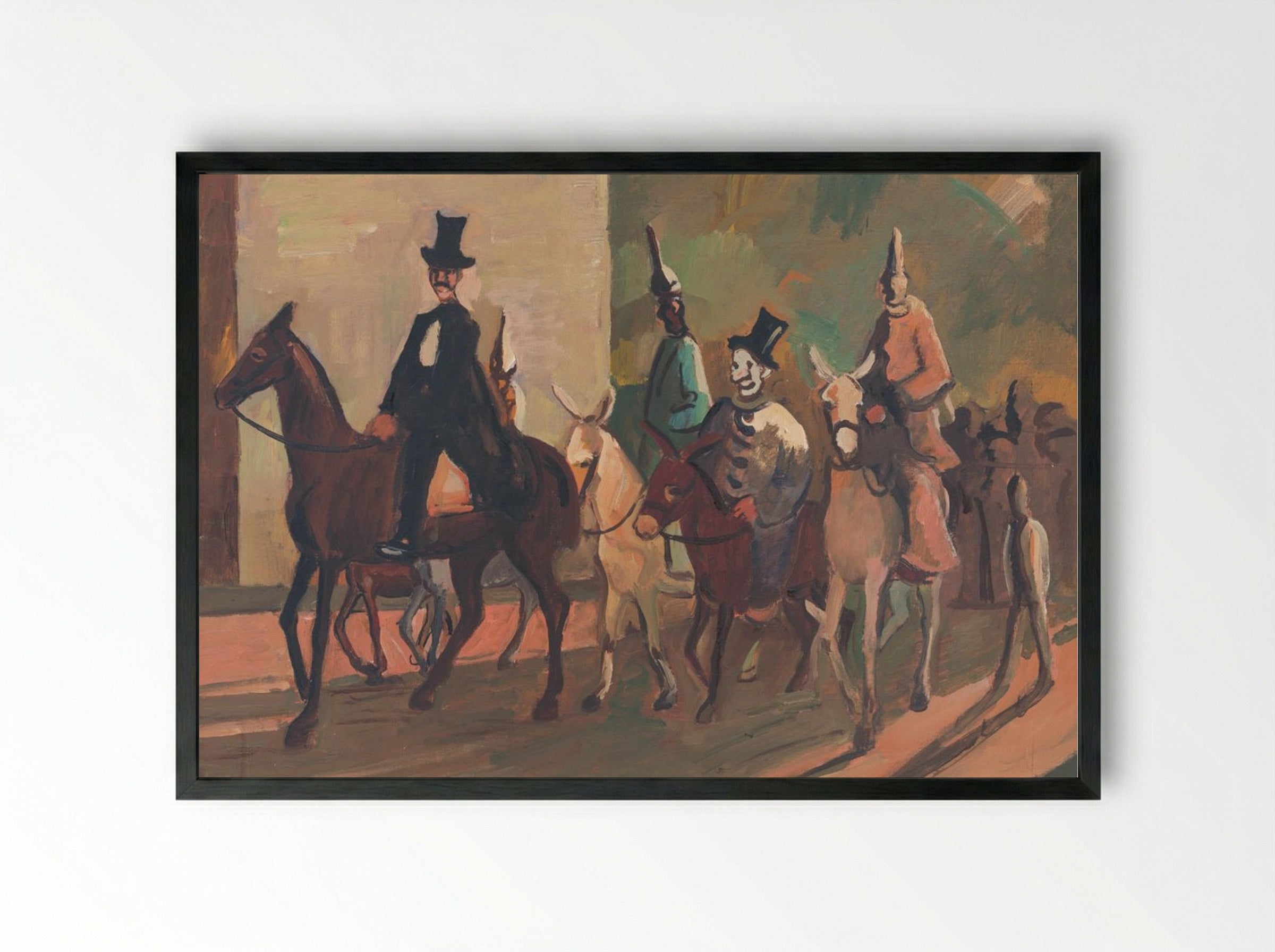 Entering the Ring - Cyprián Majerník - Framed Print Black