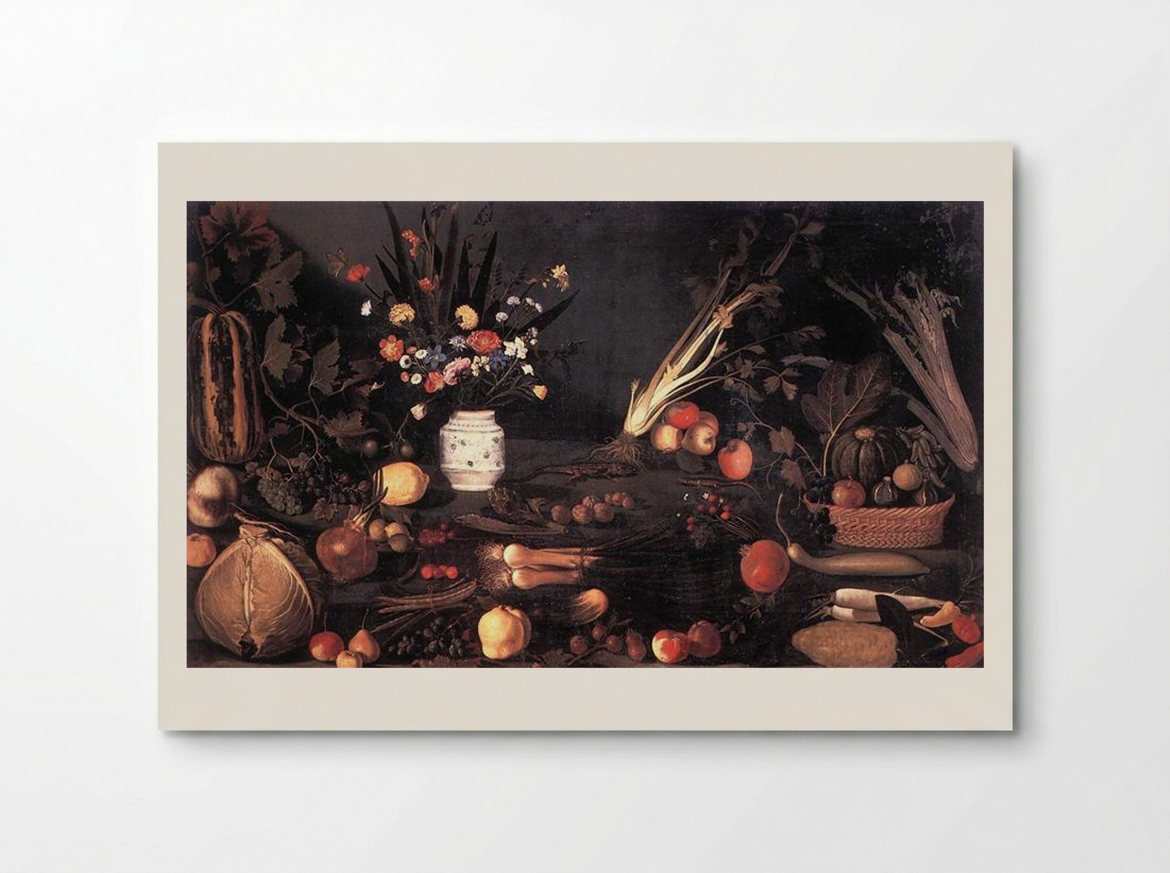 Still Life with Flowers and Fruit - Michelangelo Merisi da Caravaggio - Poster