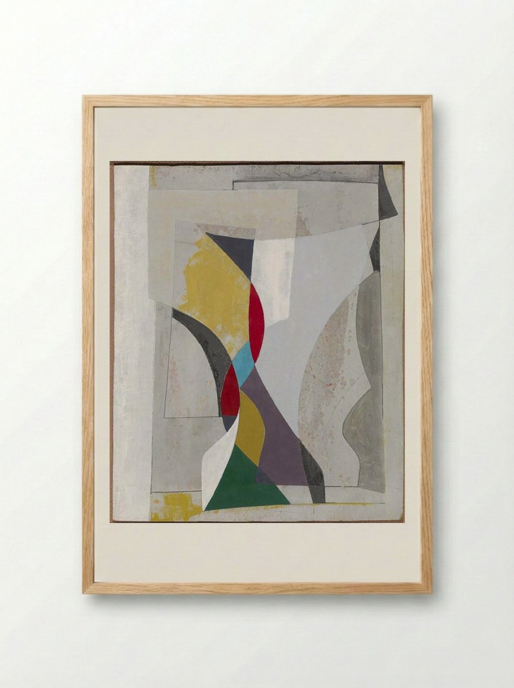 Feb 55 (Ben Nicholson) - Ben Nicholson - Framed Print Wood