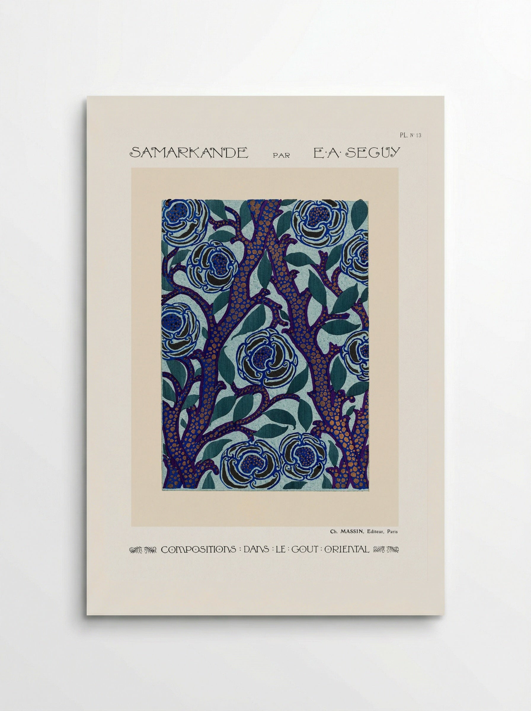 Samarkande, Plate 13 - Émile-Allain Séguy - Poster