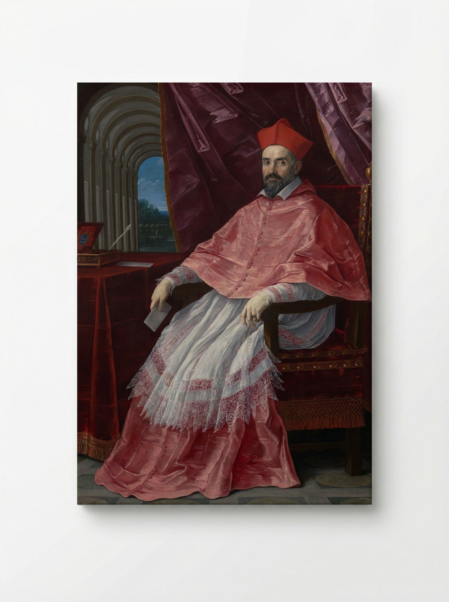 Cardinal Roberto Ubaldini - Guido Reni - Canvas