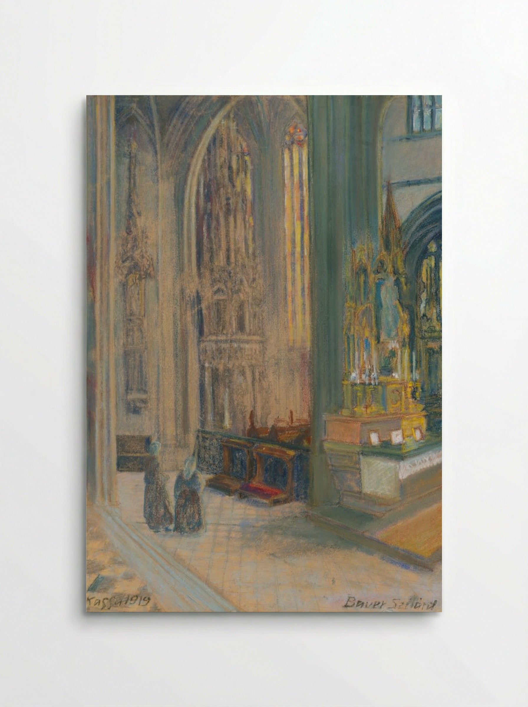 Interior of Košice Cathedral - Konstantin Bauer - Poster