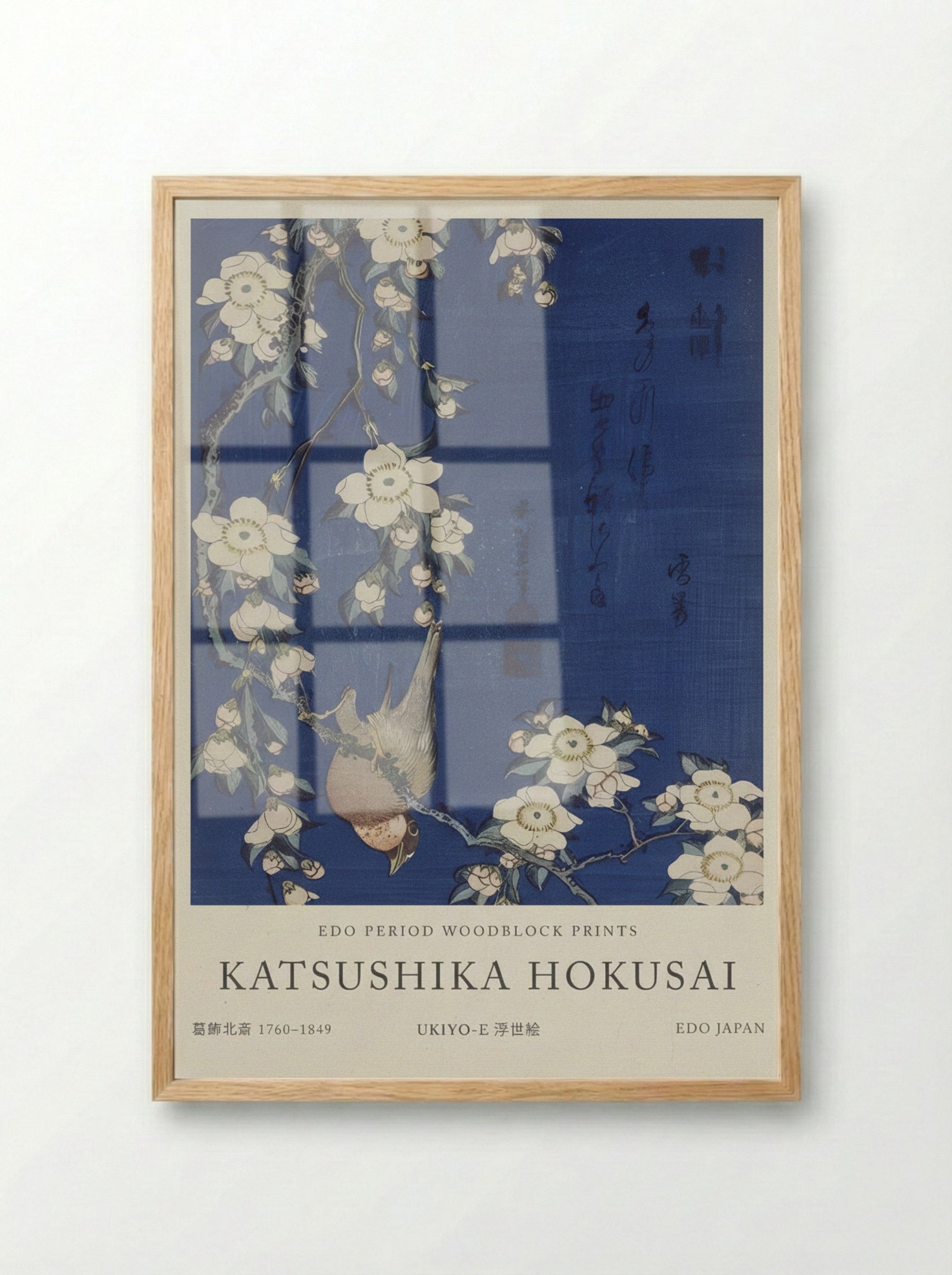 Bullfinch and Weeping Cherry Blossoms – Fine Art Print