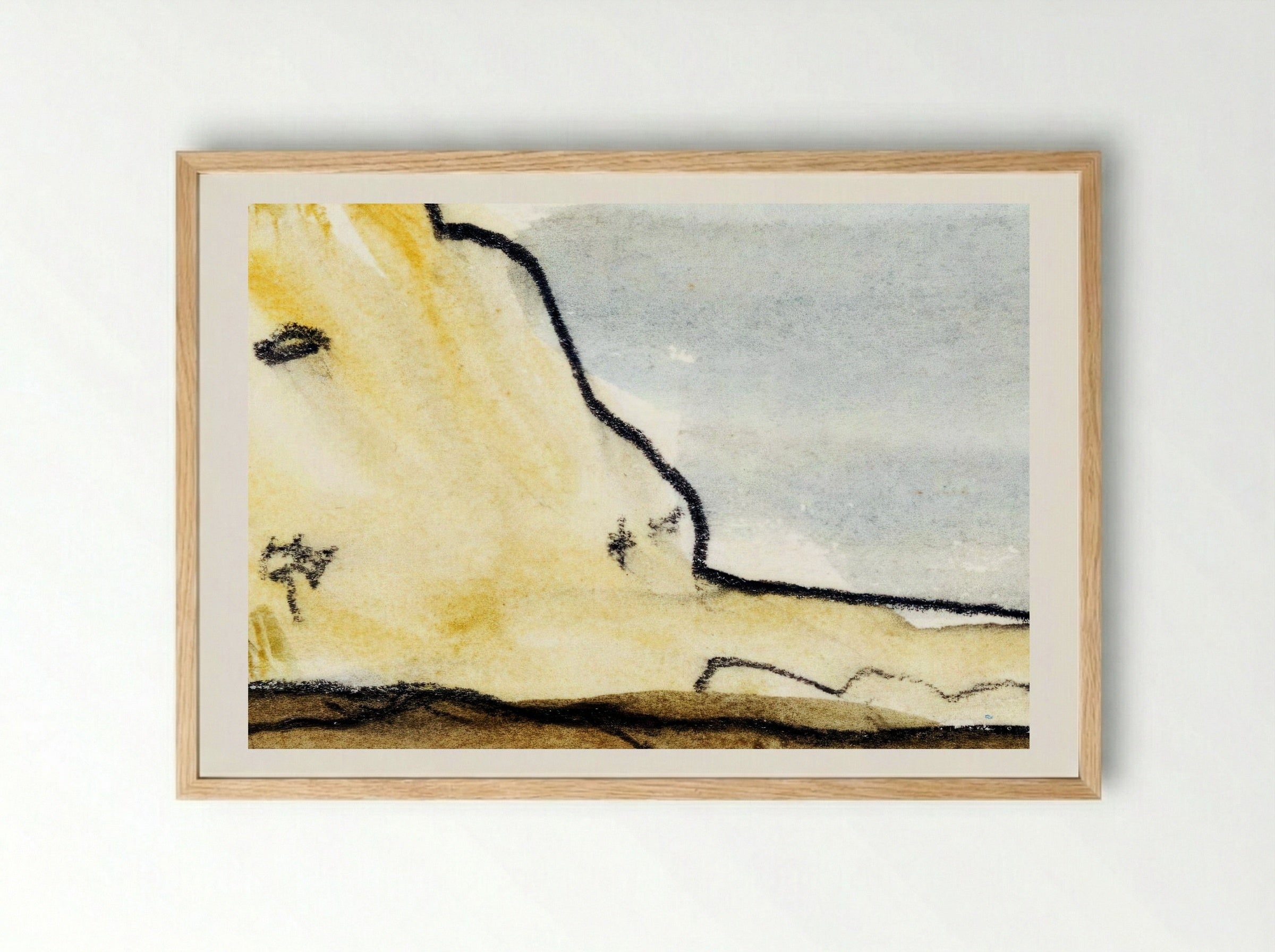 Target Rock - Arthur Dove - Framed Print Wood
