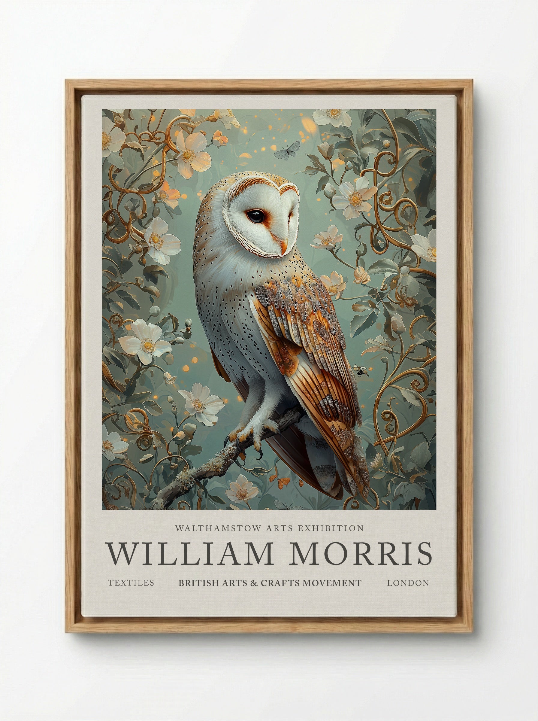 Barn Owl Whispering Wings - William Morris