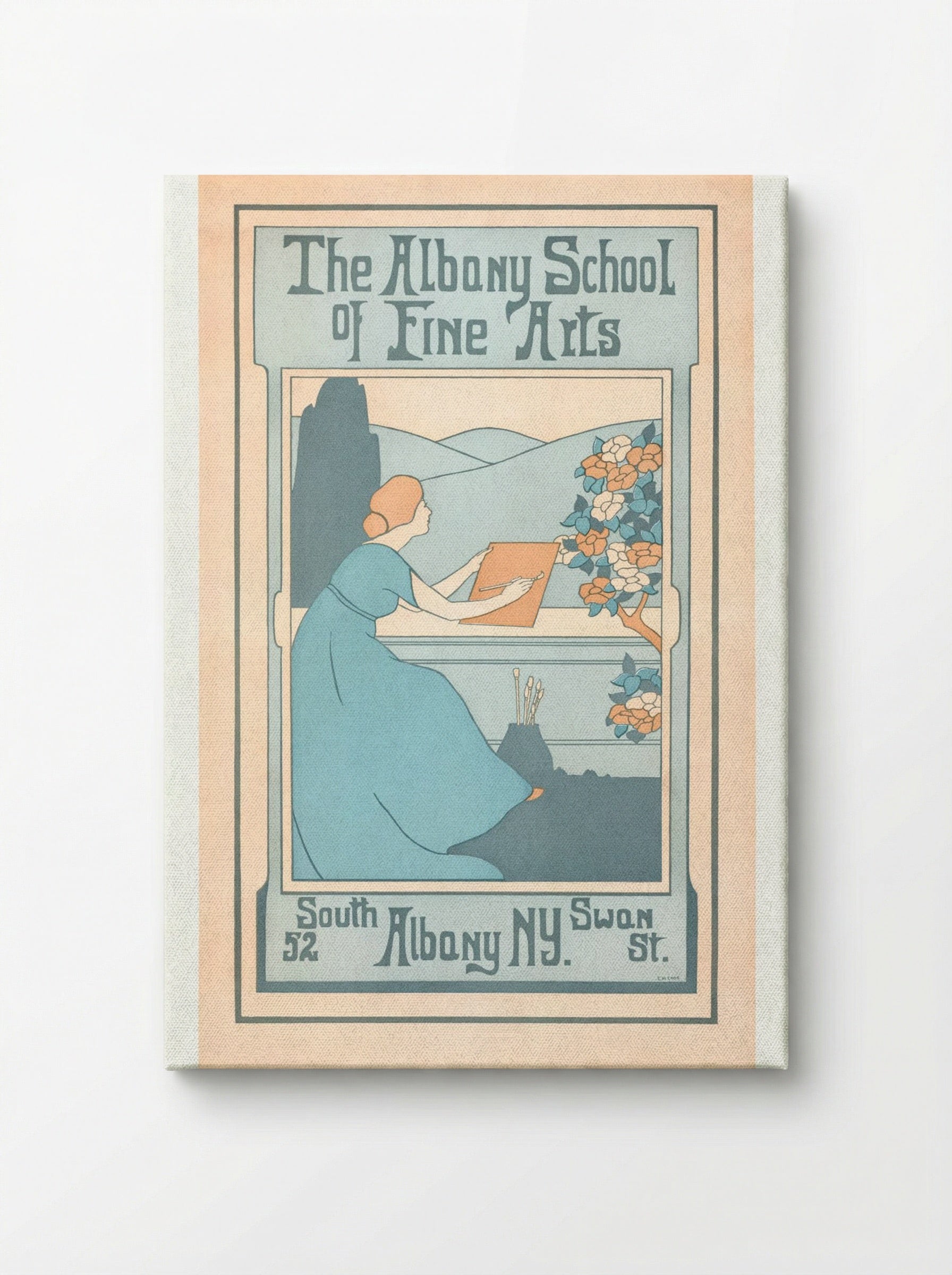 The Albany School of Fine Arts, 52 South Swan St., Albany, NY - E.M. Enos - Canvas