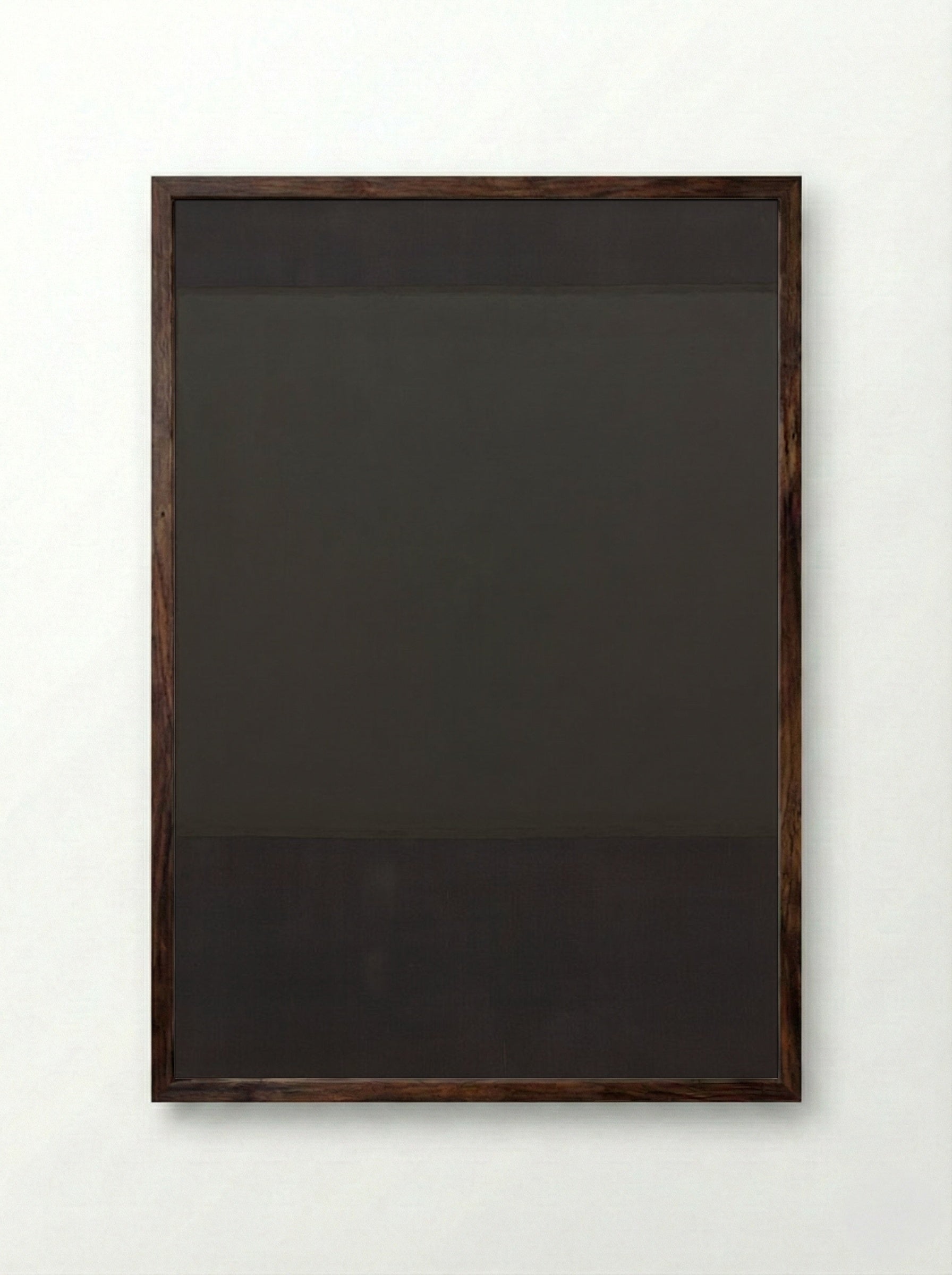 Untitled (Dark Grey Painting) - Mark Rothko - Framed Print Dark Wood