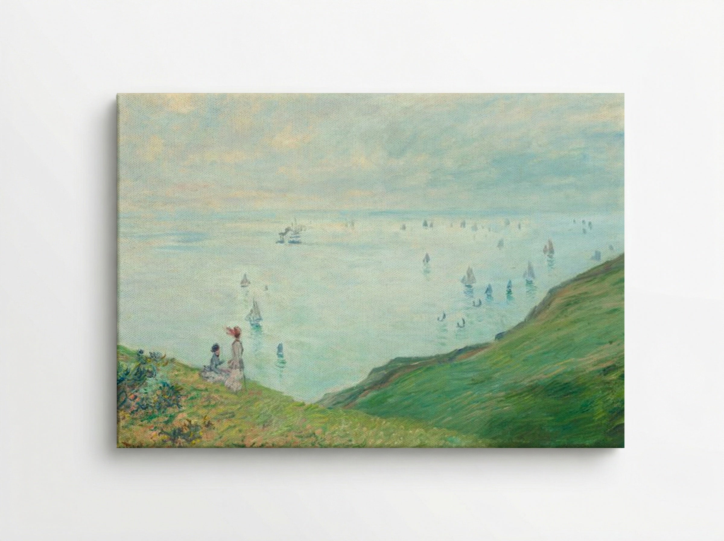 Cliffs at Pourville - Claude Monet - Canvas