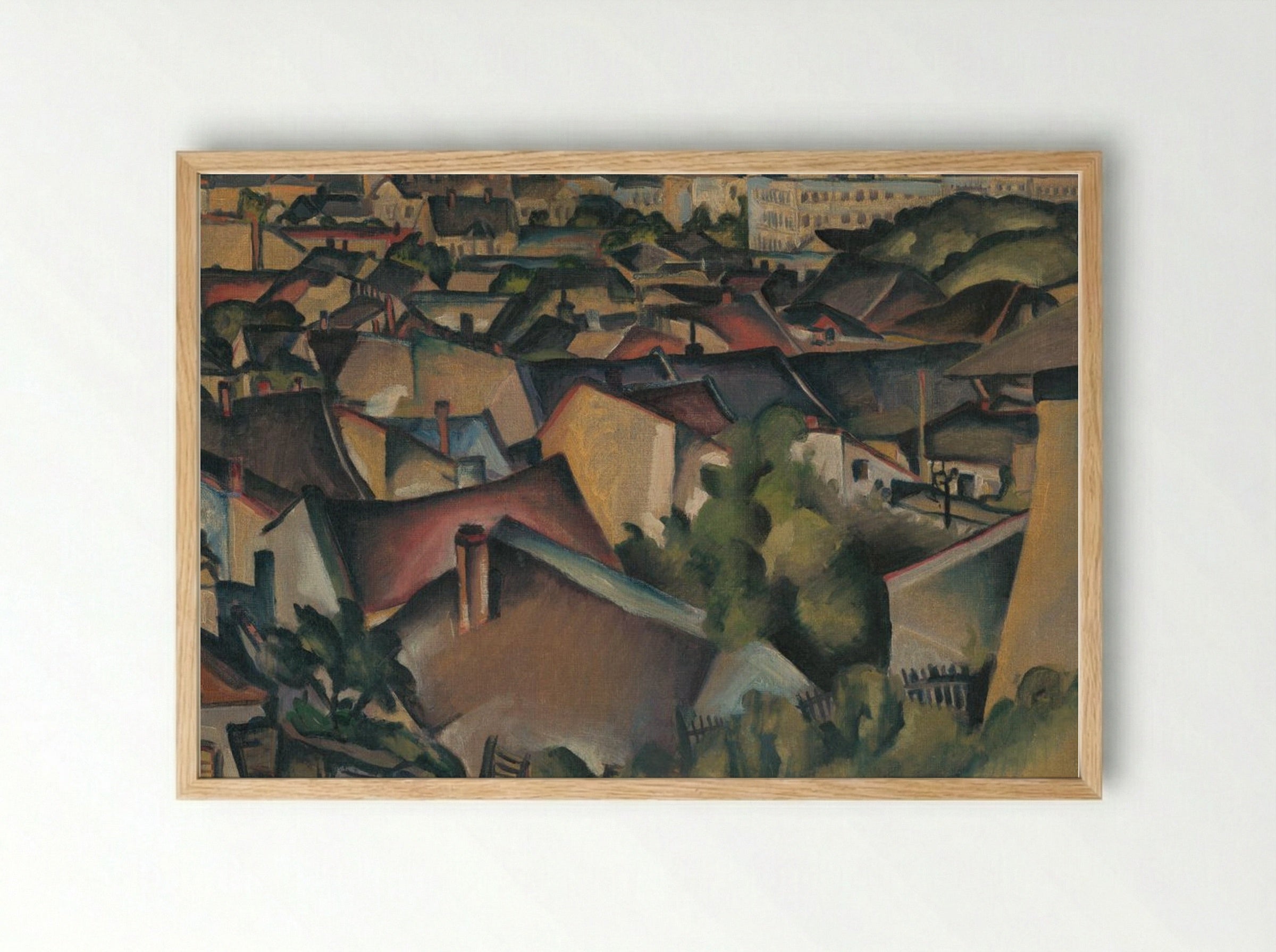 Kosice in Spring - Konstantin Bauer - Framed Print Wood