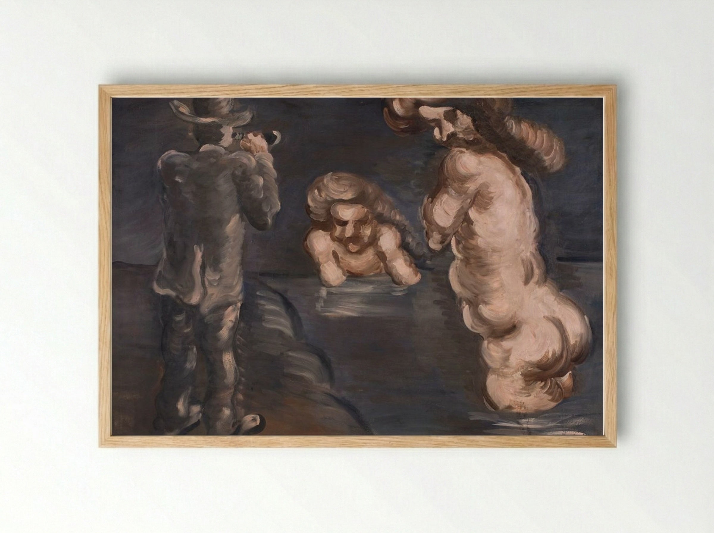 The Man Who Sees Everything - Vilhelm Lundstrøm - Framed Print Wood