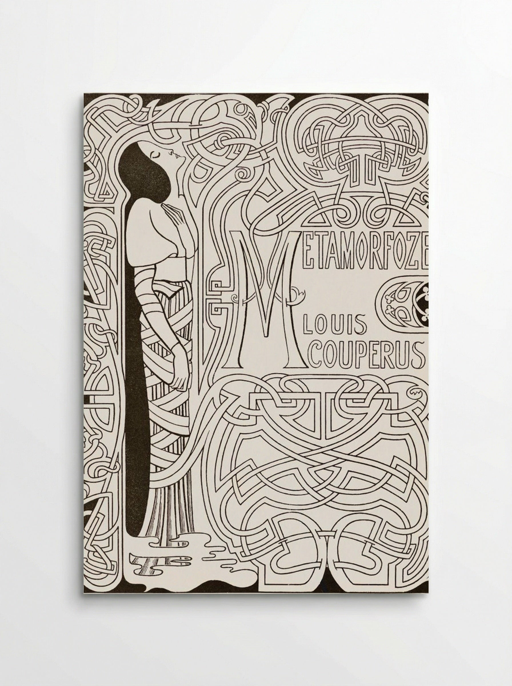Book Binding Design for 'Metamorfoze' by Louis Couperus - Jan Toorop - Poster