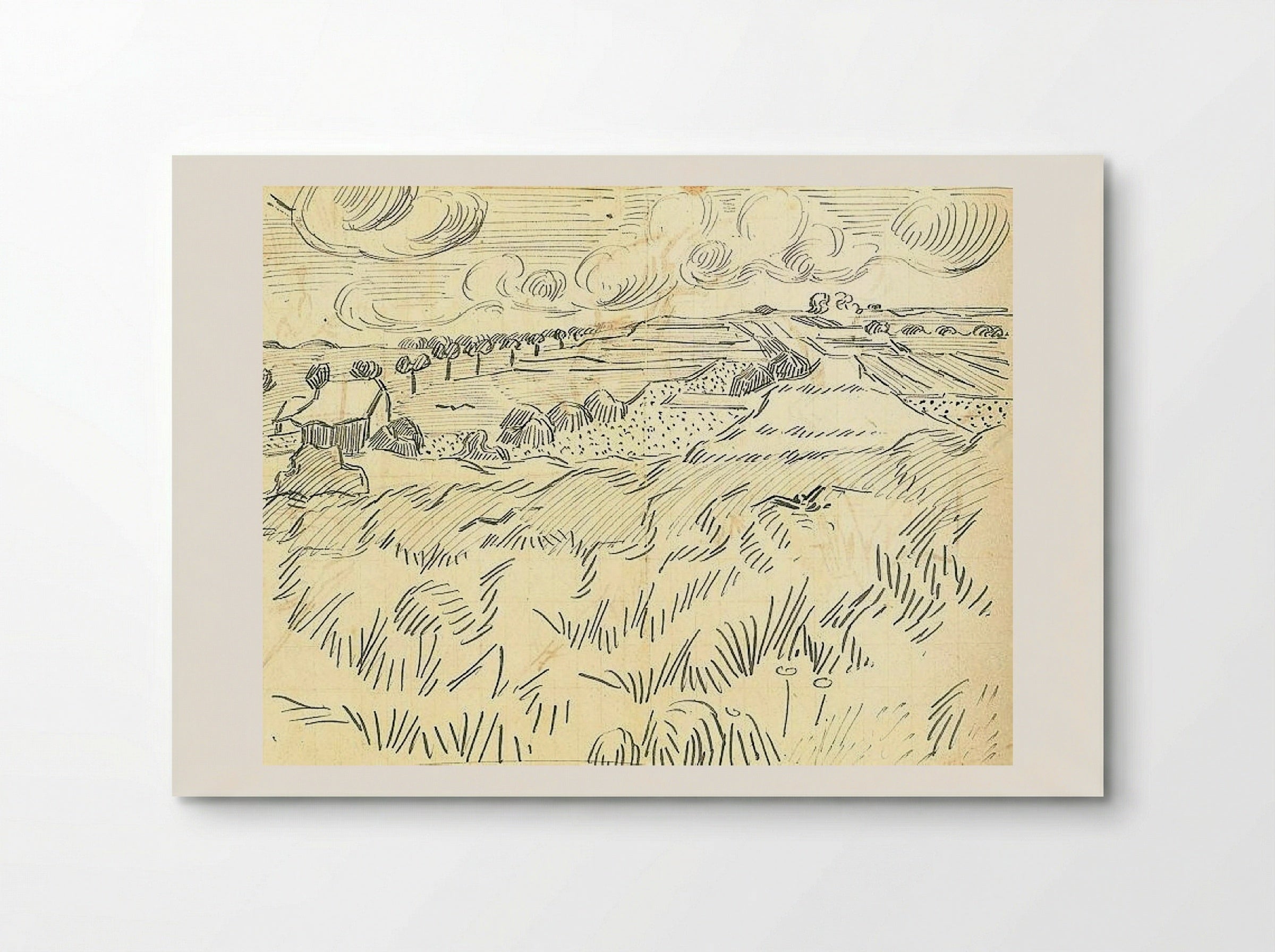 Wheatfield - Vincent van Gogh - Poster