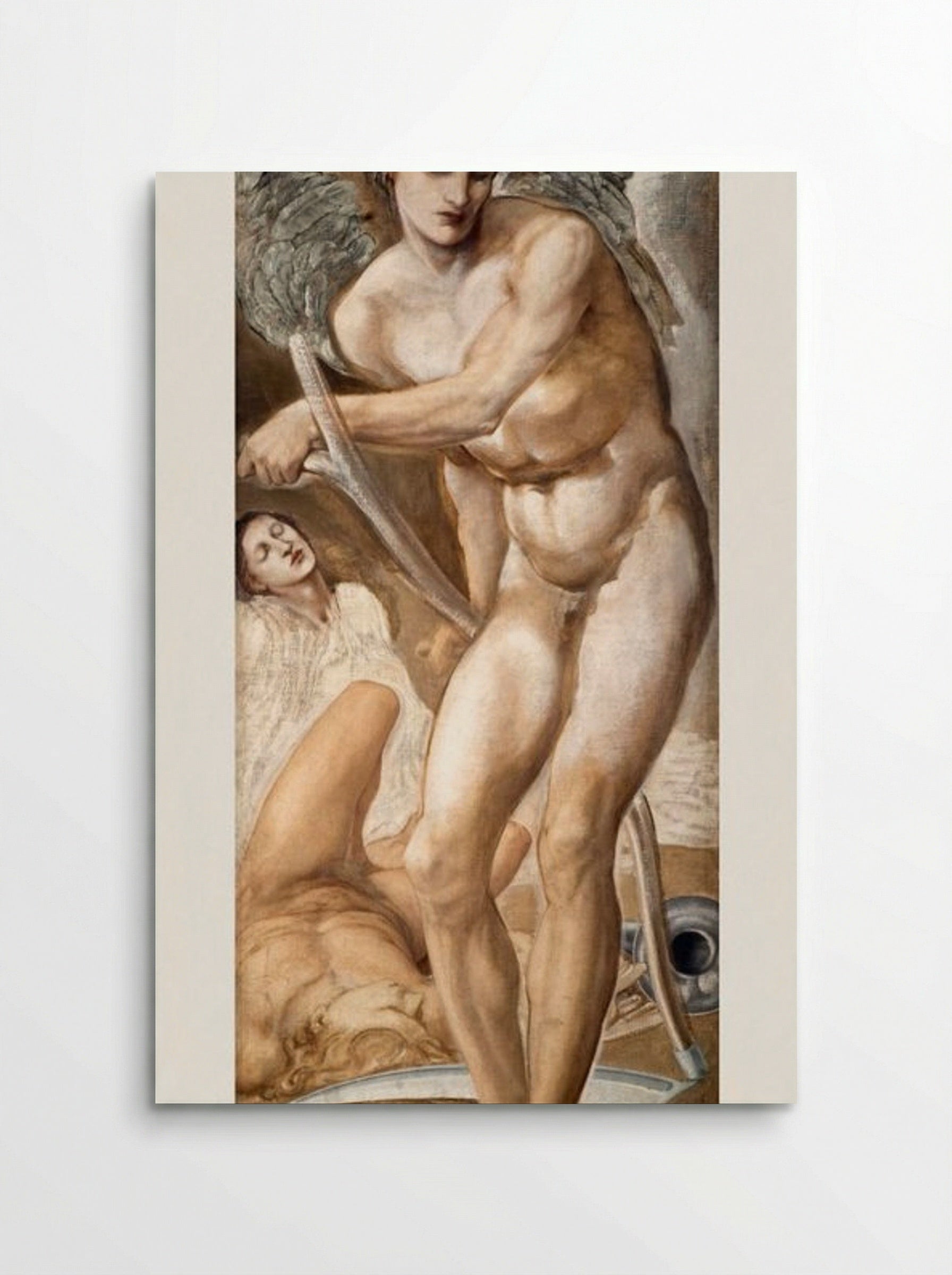 Study of Oblivion Conquering Fame - Edward Burne-Jones - Poster