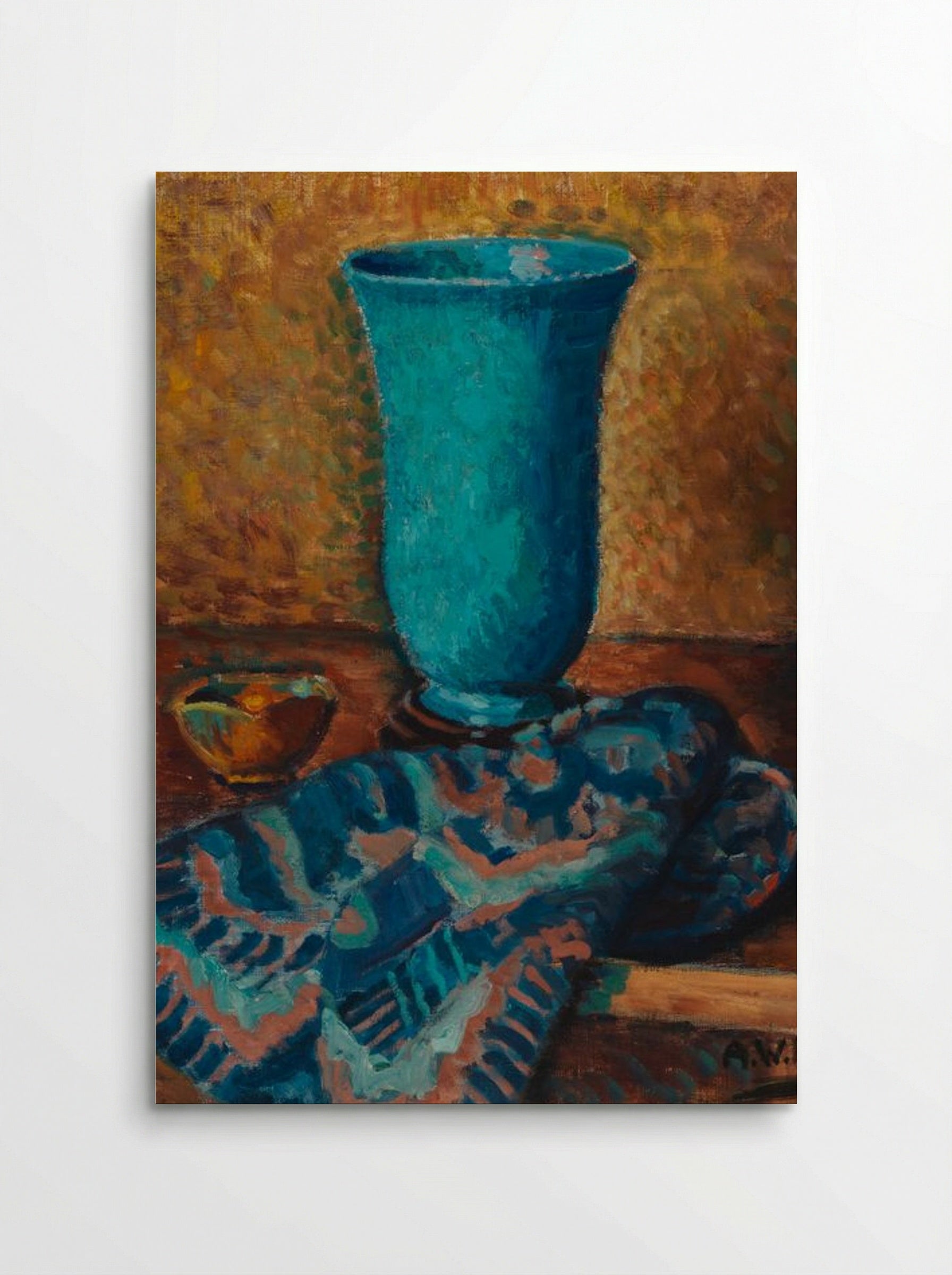 Sininen maljakko (Blue Vase) - Alfred William Finch - Poster