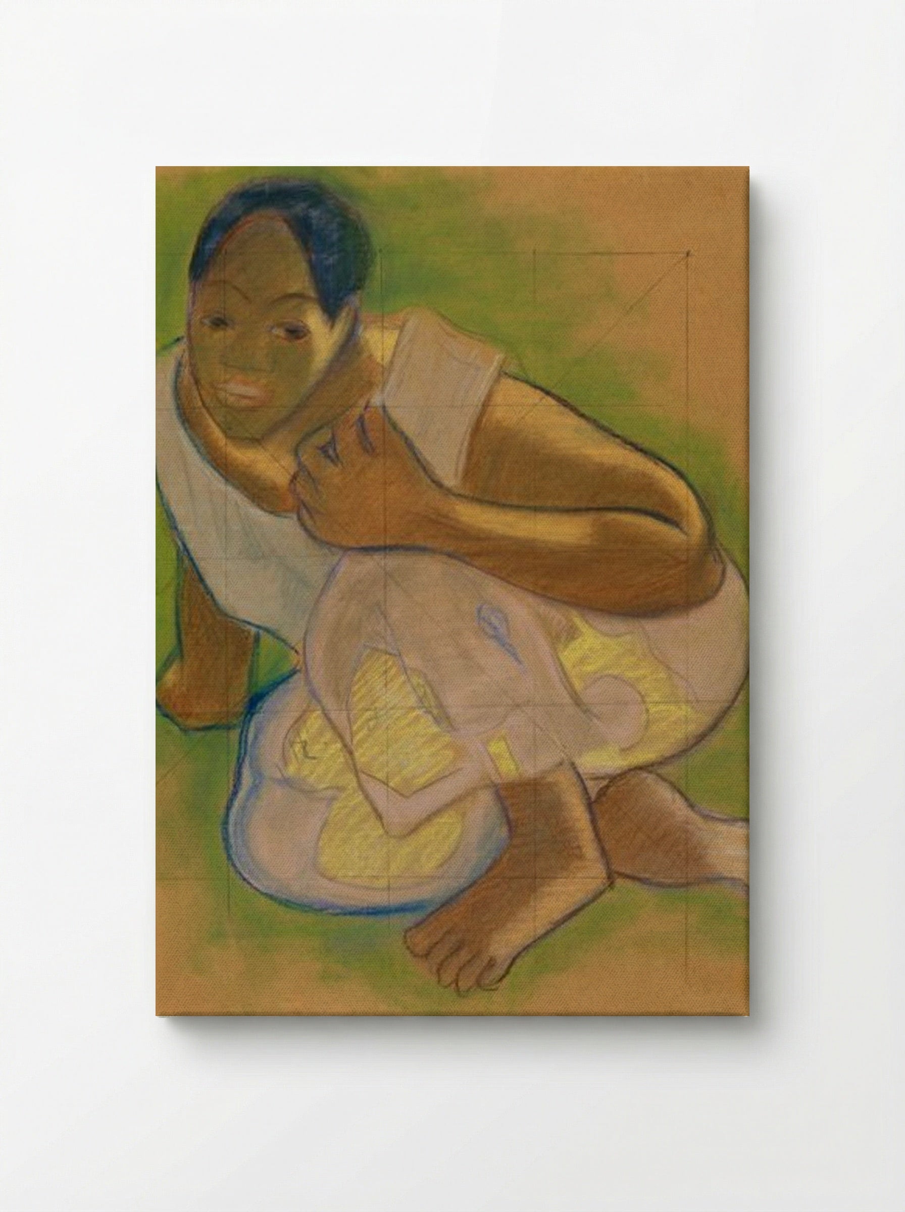 Study for 'Nafea faa ipoipo (When Will You Marry?)' - Paul Gauguin - Canvas