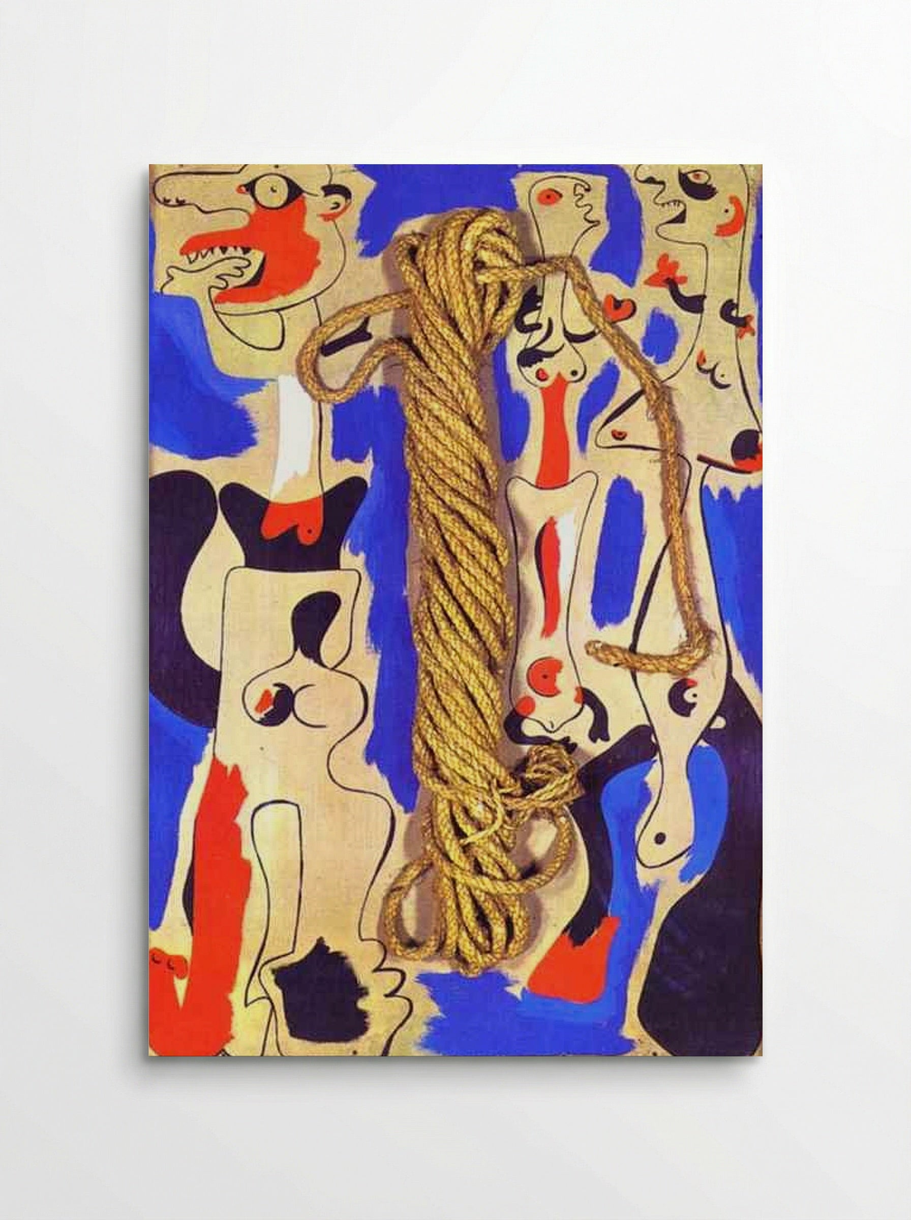 Rope and People I - Joan Miró - Poster