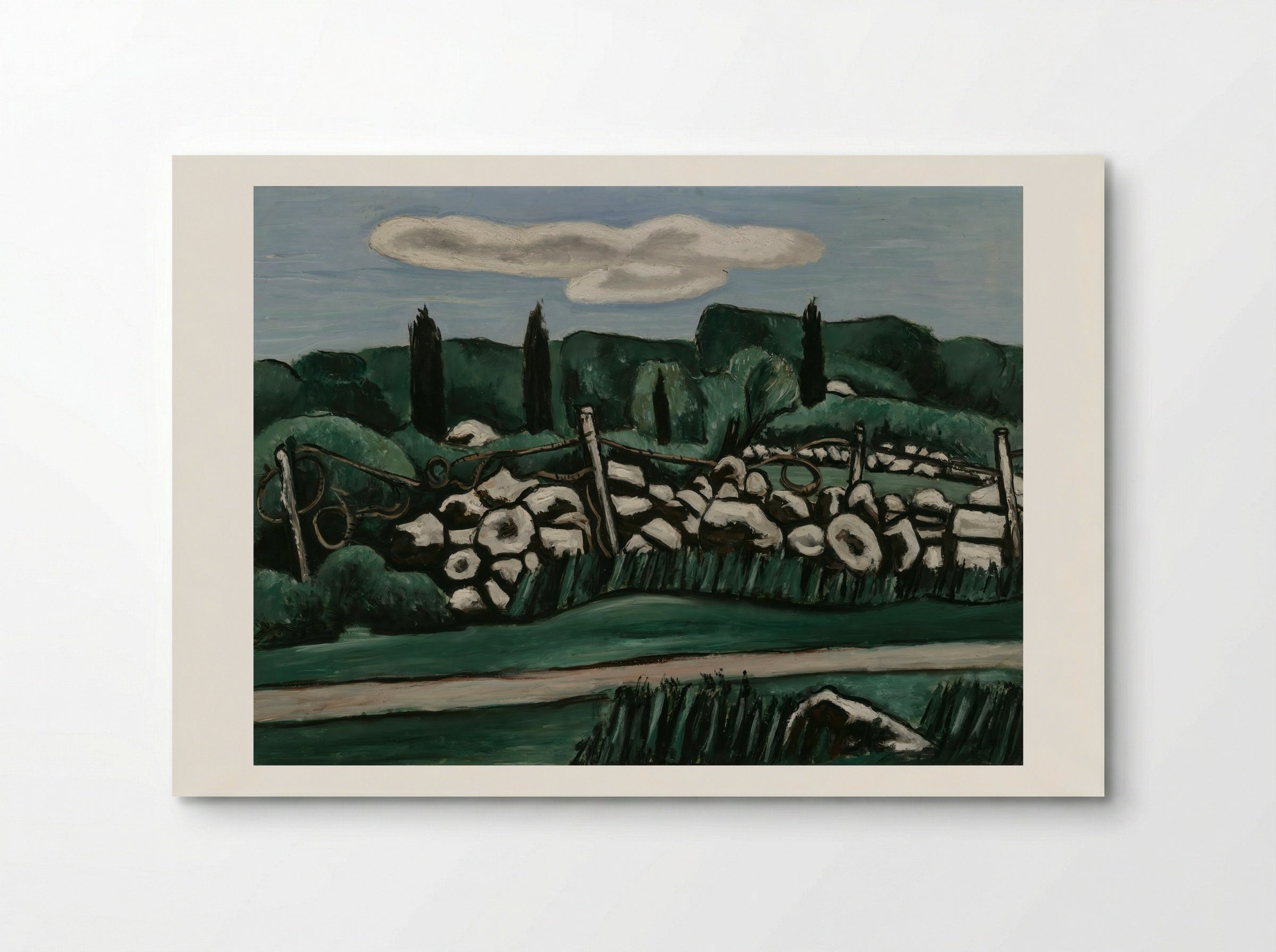 The Last Stone Walls, Dogtown - Marsden Hartley - Poster