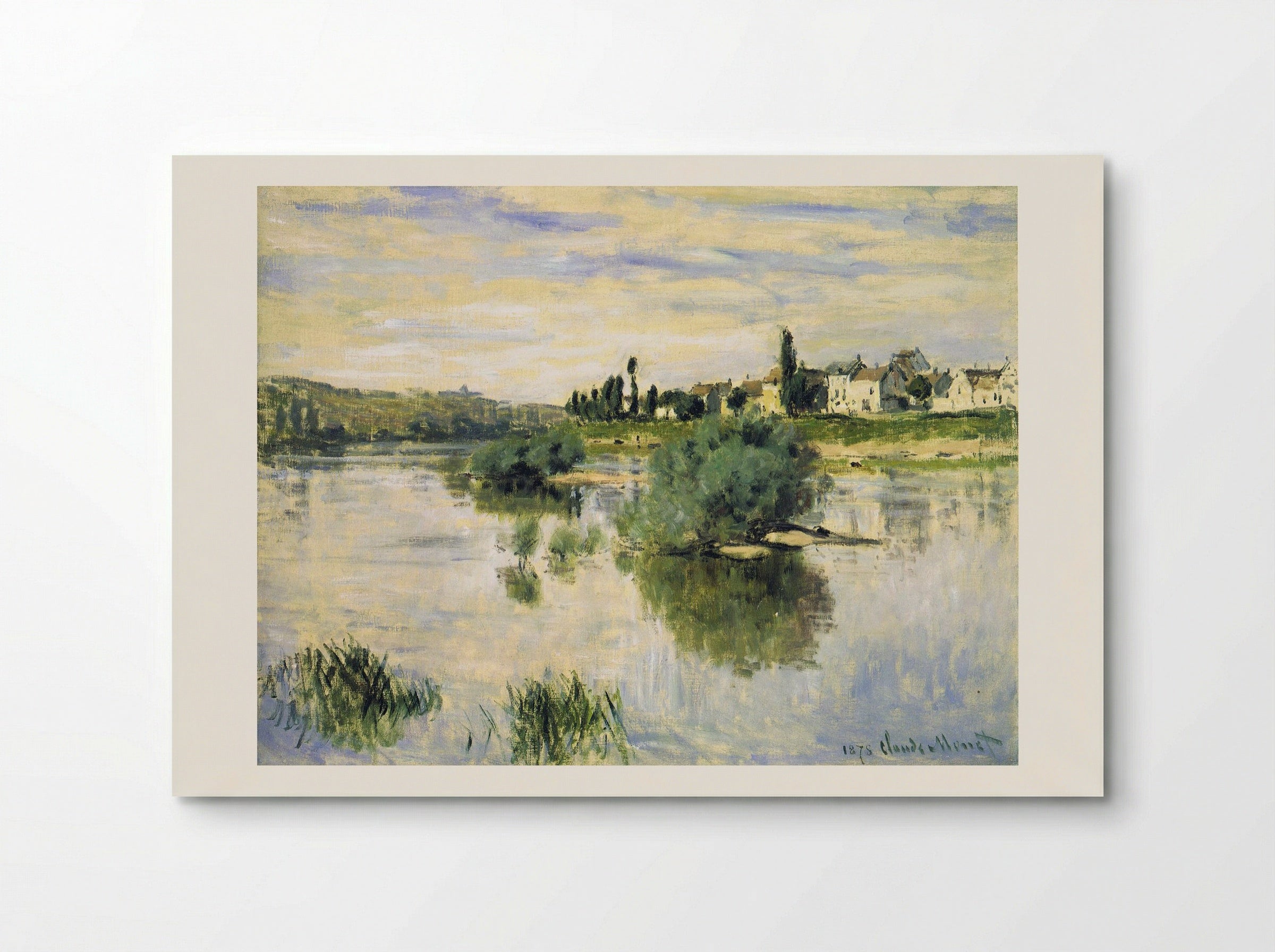 The Seine at Lavacourt - Claude Monet - Poster