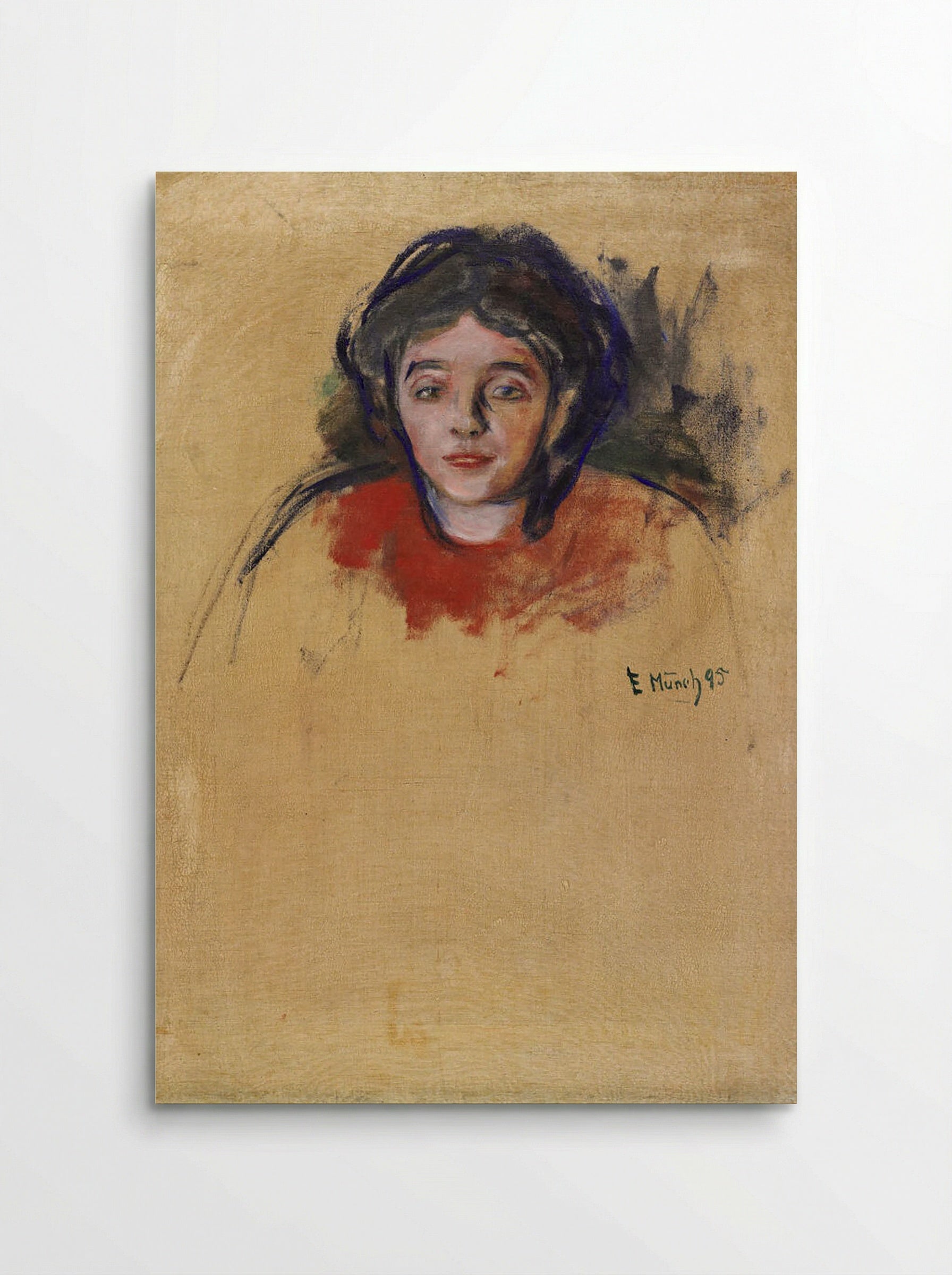 Berlin Model - Edvard Munch - Poster