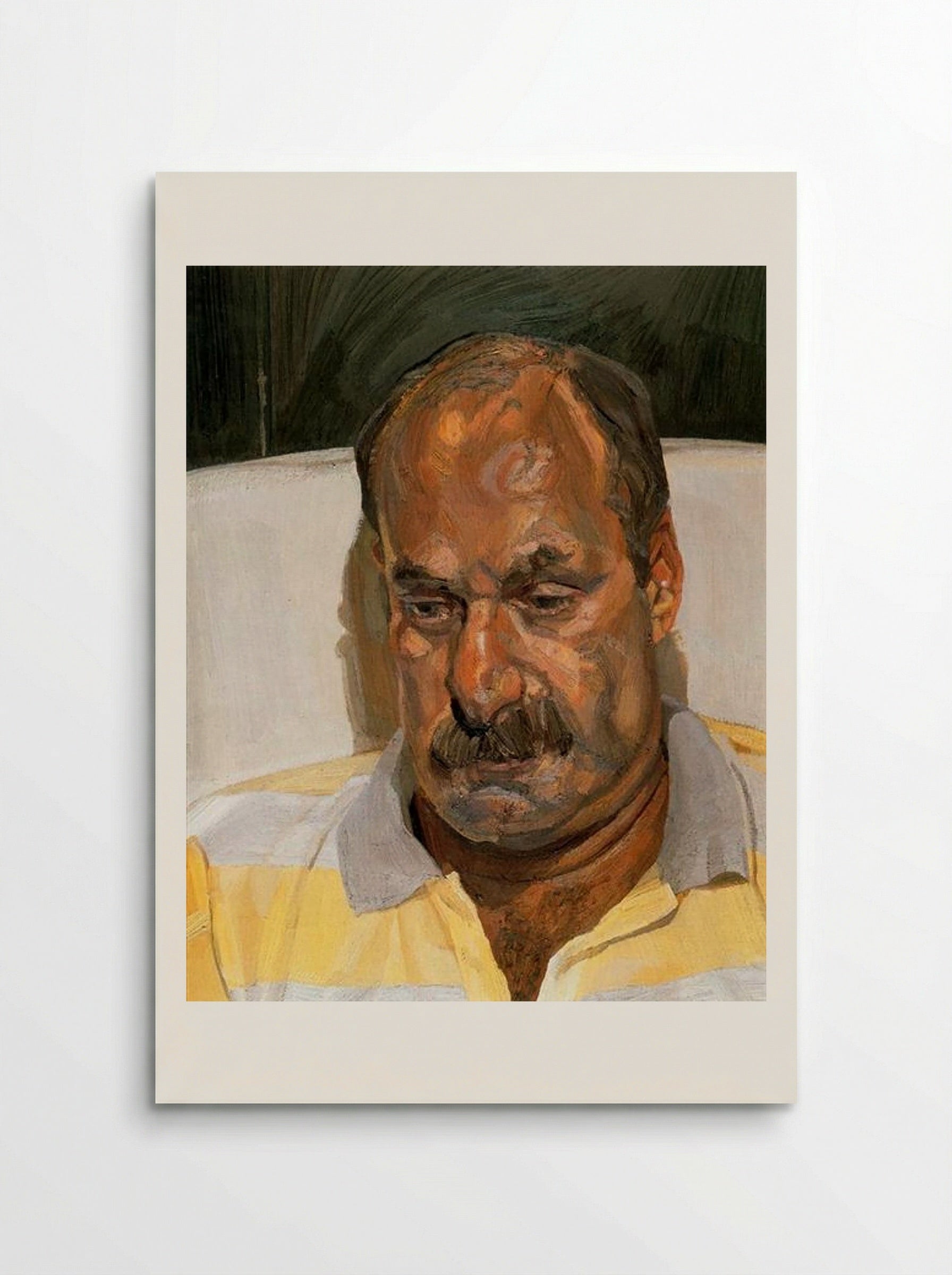 Man in a Sports Shirt - Lucian Freud - Poster