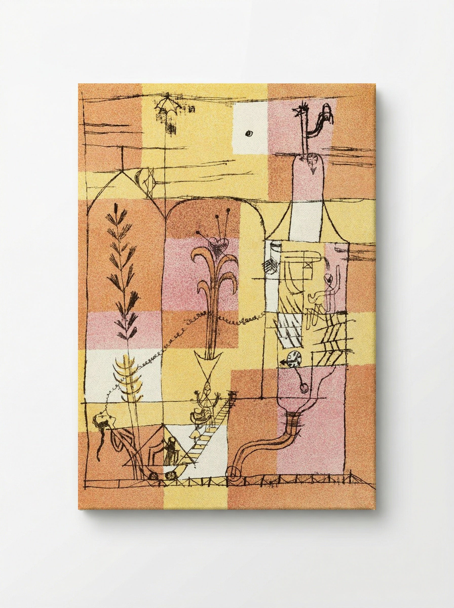 In the Spirit of Hoffmann - Paul Klee - Canvas