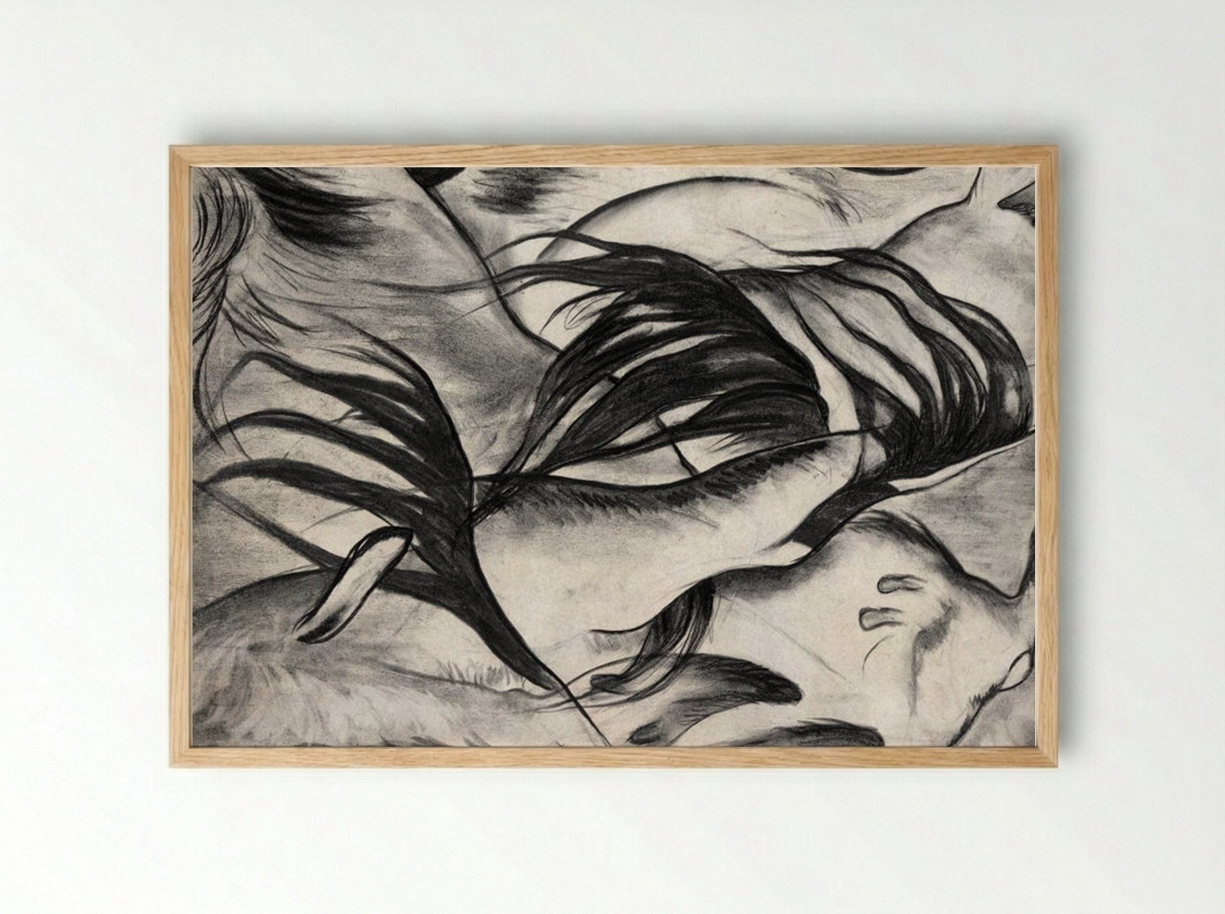 Goats - Arthur Dove - Framed Print Wood