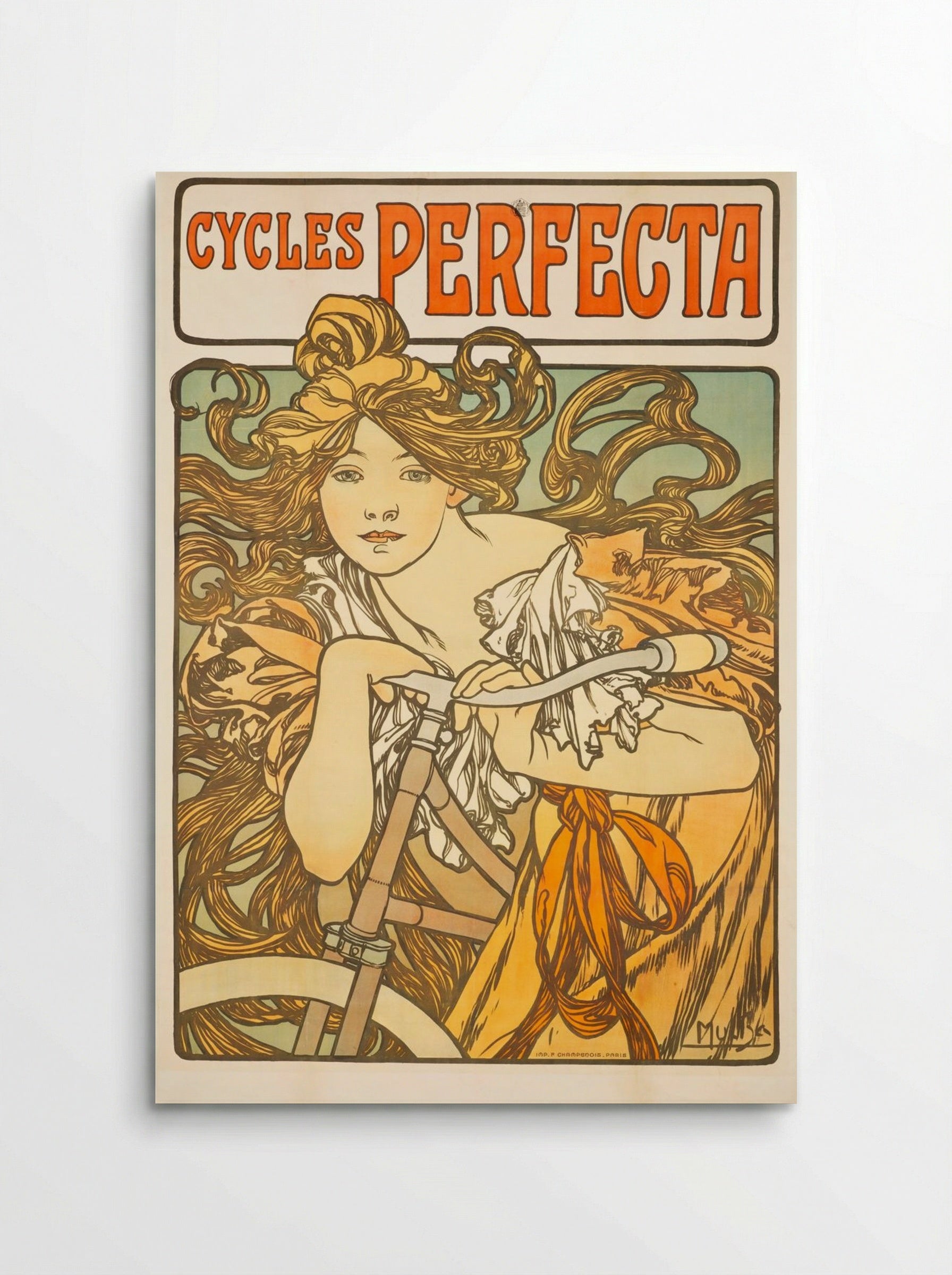 Cycles Perfecta - Alphonse Mucha - Poster
