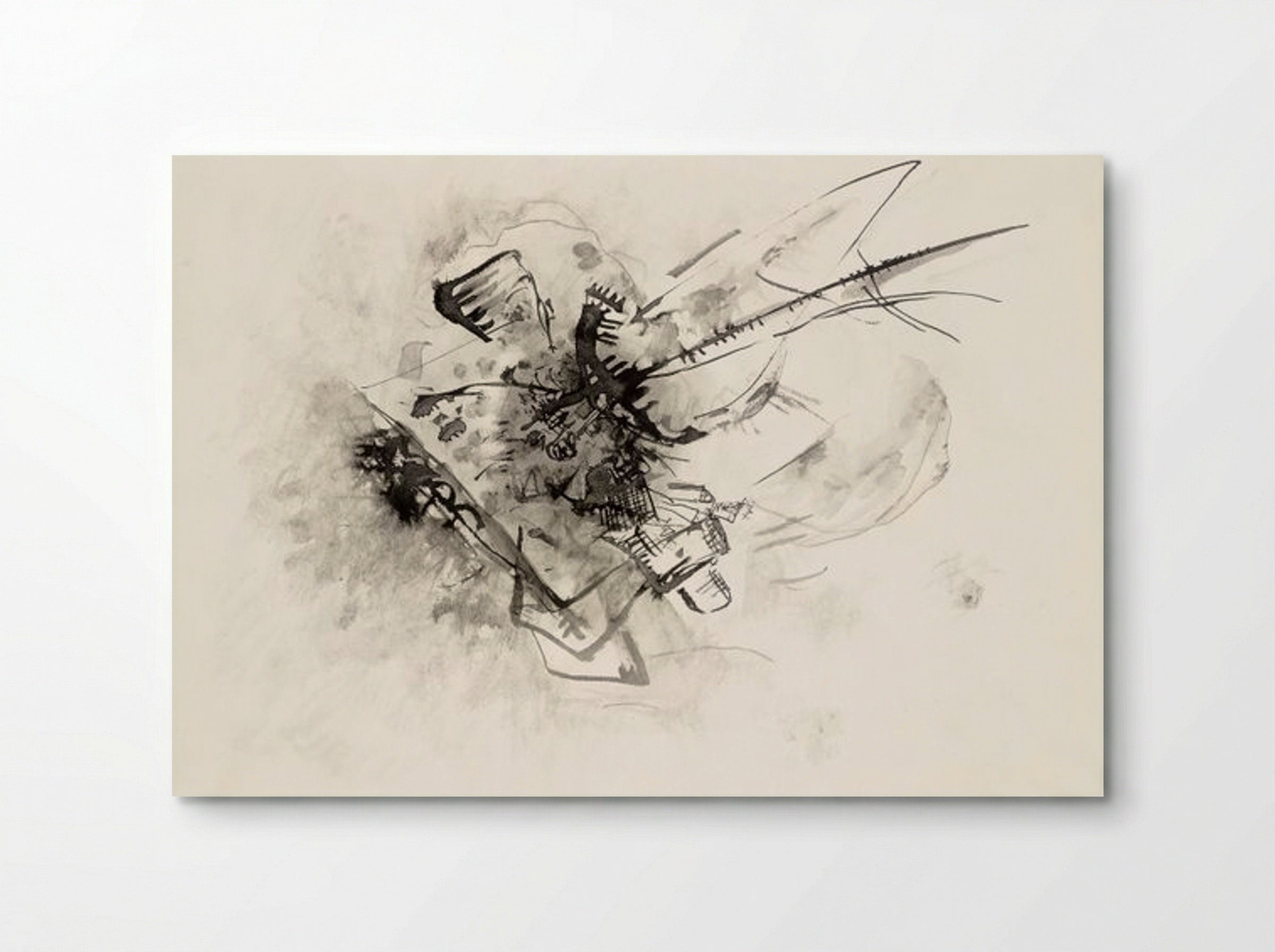 Untitled (Abstract Composition, Ink on Paper) - Wassily Kandinsky - Poster