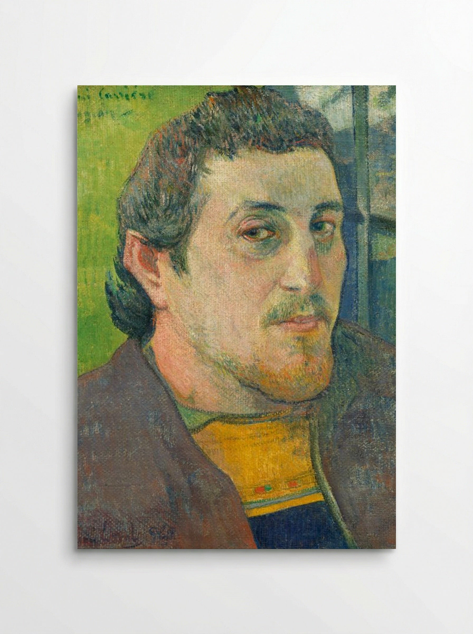 Self-Portrait Dedicated to Carrière - Paul Gauguin - Poster