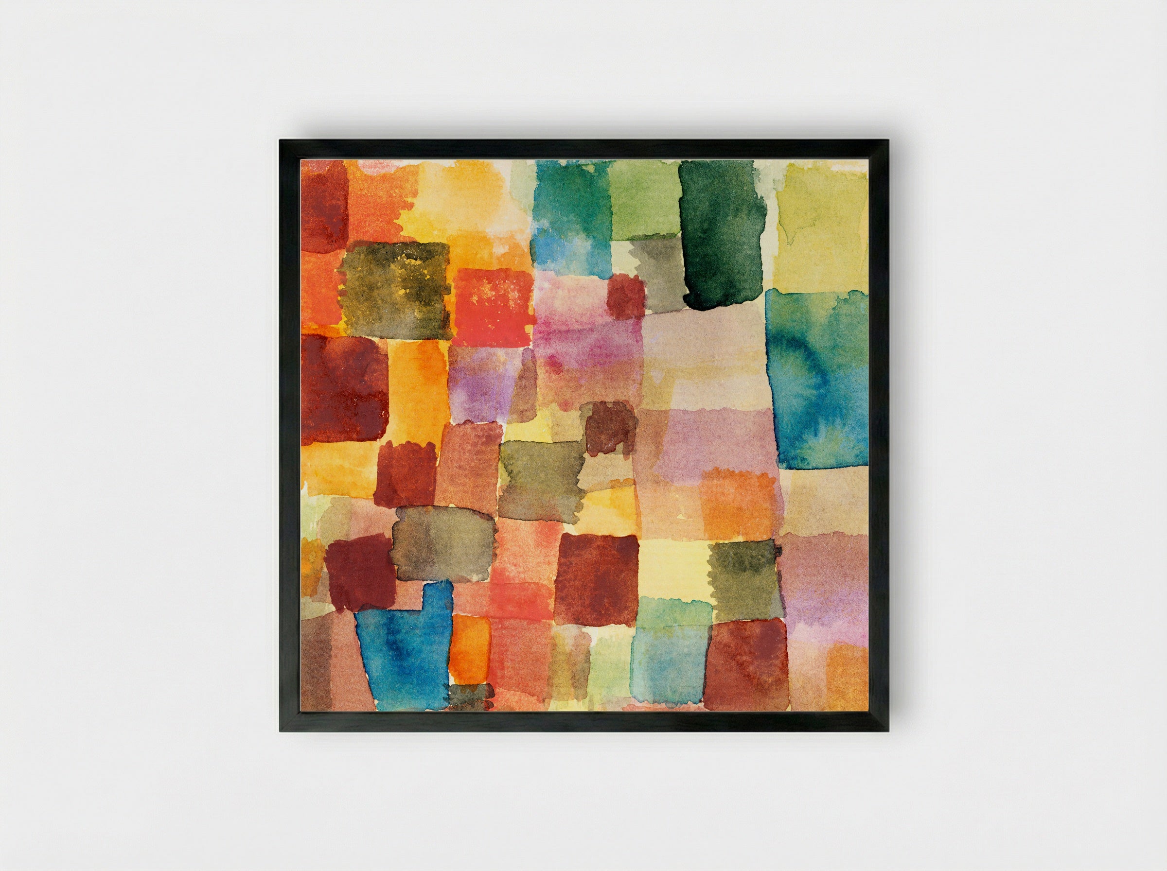Untitled - Paul Klee - Framed Print Black