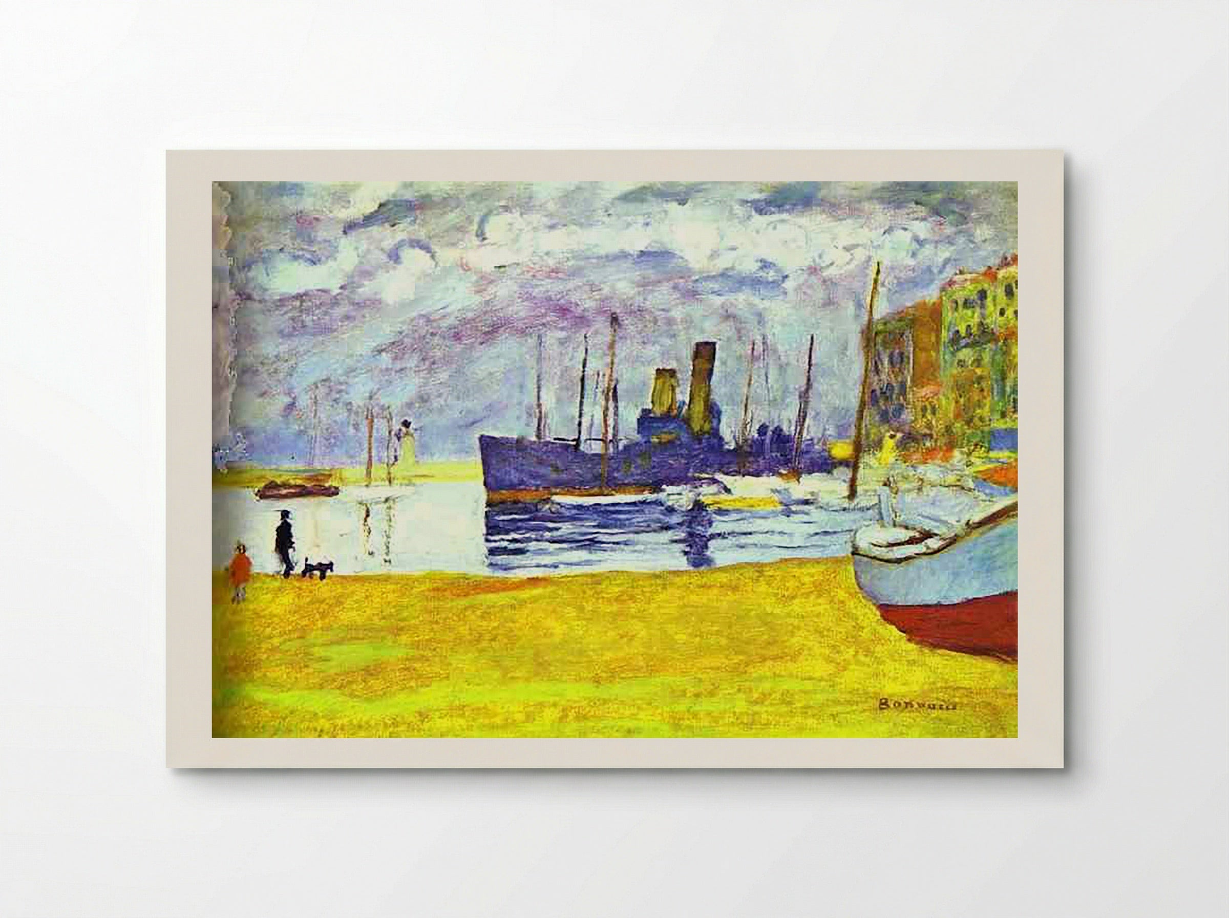 The Port of Cannes - Pierre Bonnard - Poster