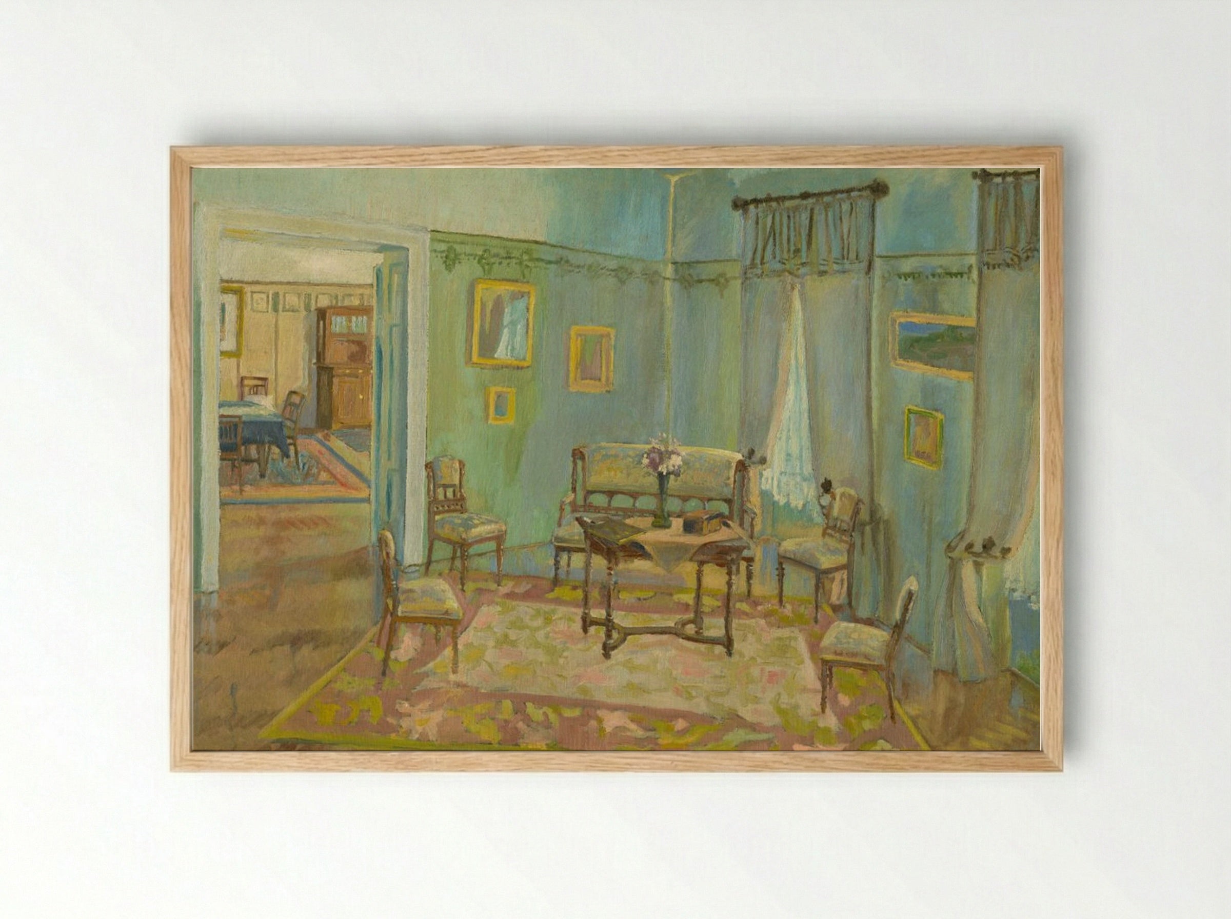 Room Interior - Konstantin Bauer - Framed Print Wood