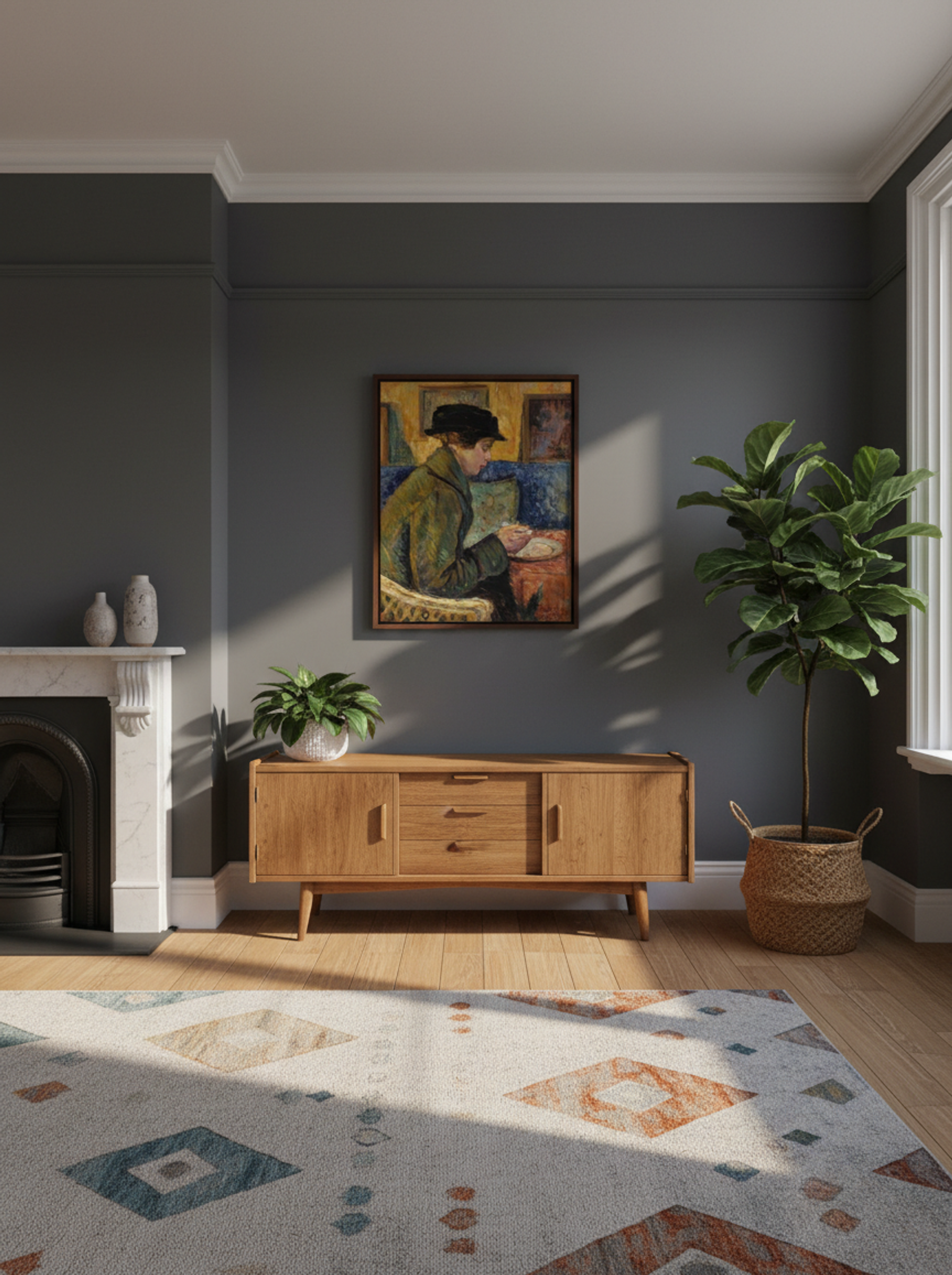 Woman in Profile - Alfred William Finch - Lifestyle