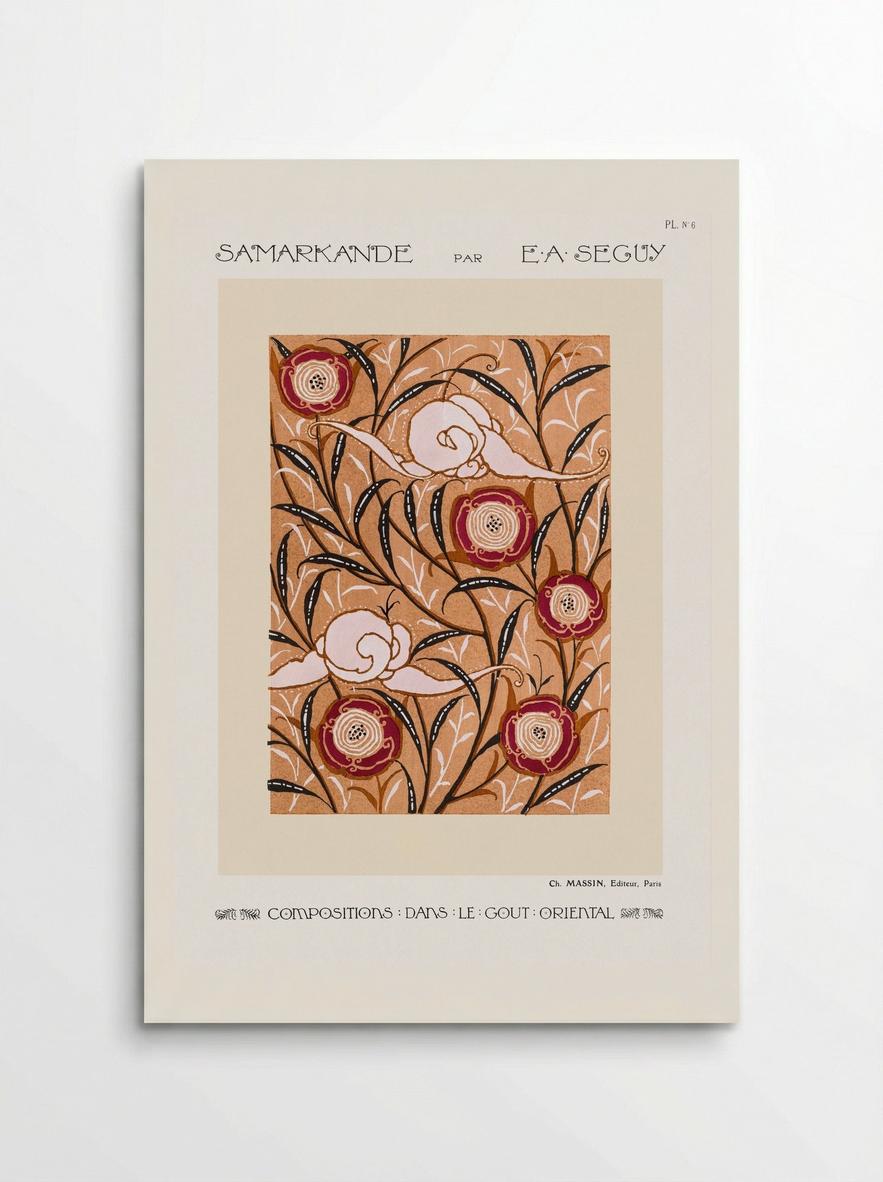 Samarkande (Plate 6, Compositions in the Oriental Style) - Émile-Allain Séguy - Poster