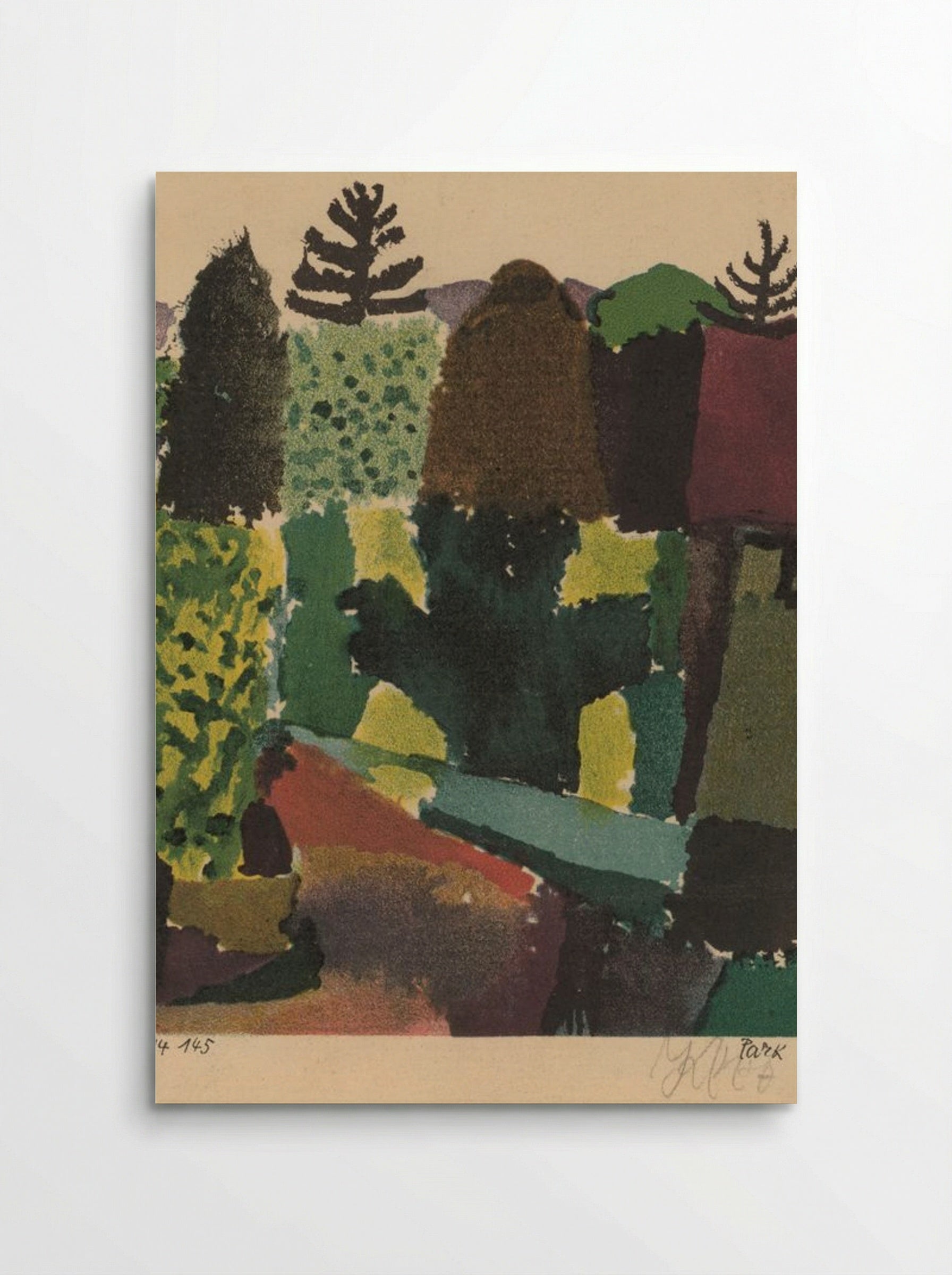 Park Near Lu(z)erne - Paul Klee - Poster