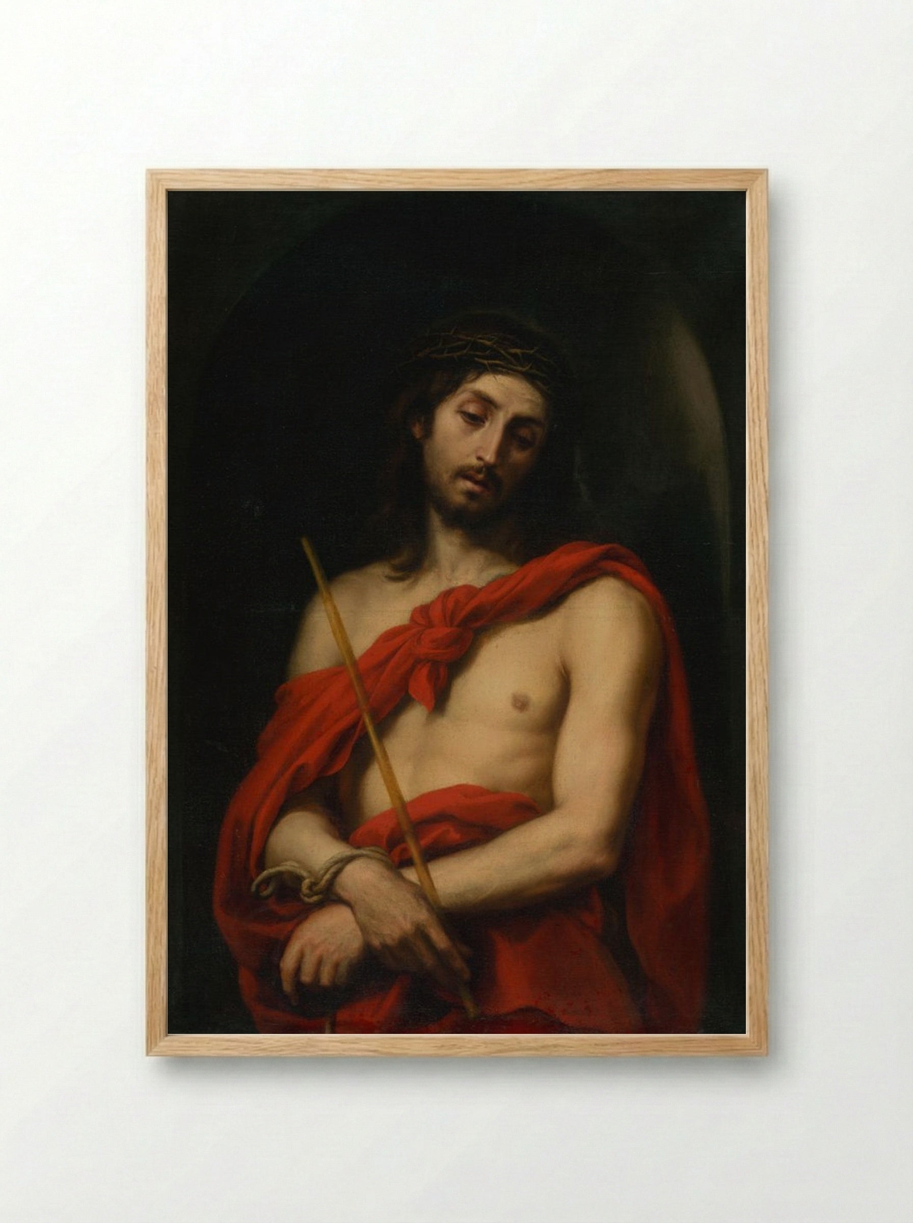 Ecce Homo - Bartolomé Esteban Murillo - Framed Print Wood