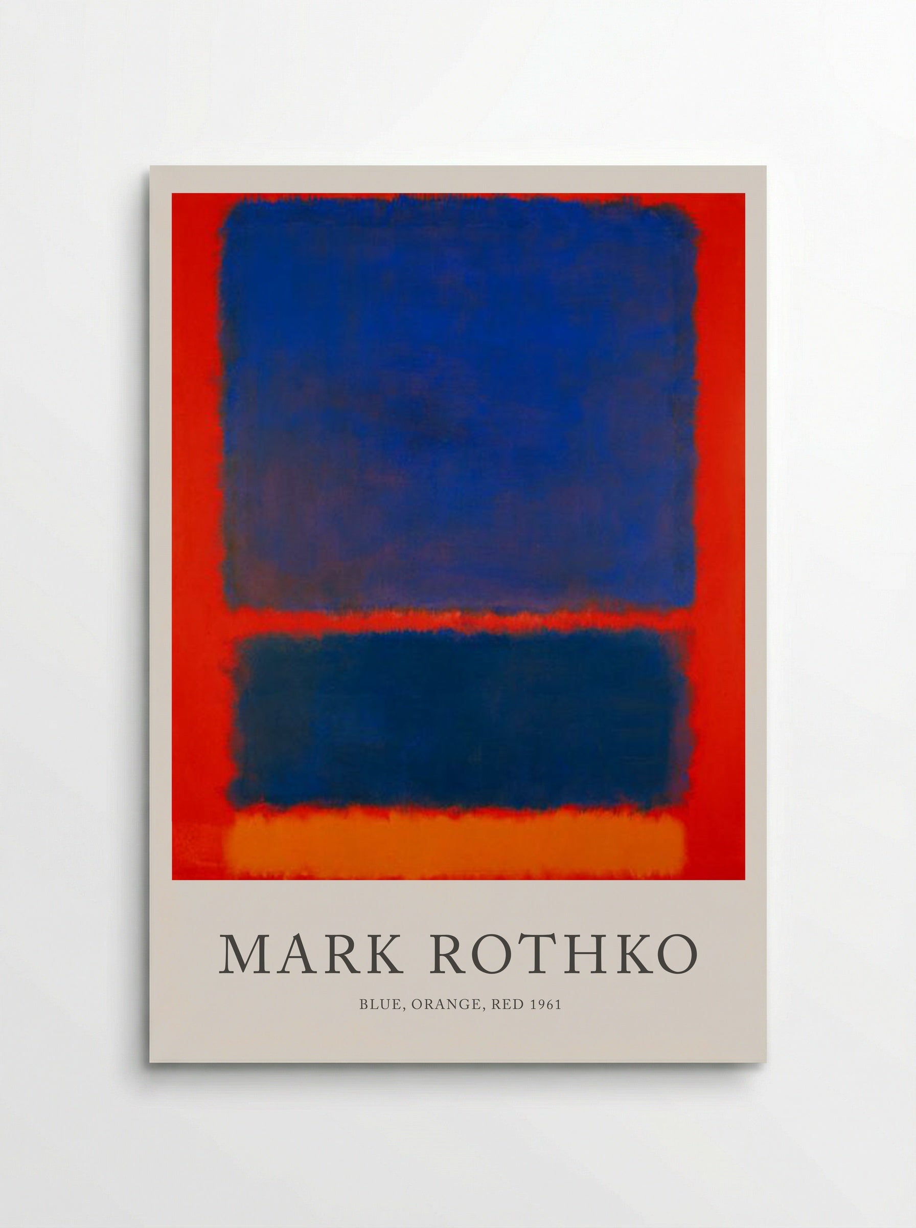 Blue, Orange, Red - Mark Rothko - Poster