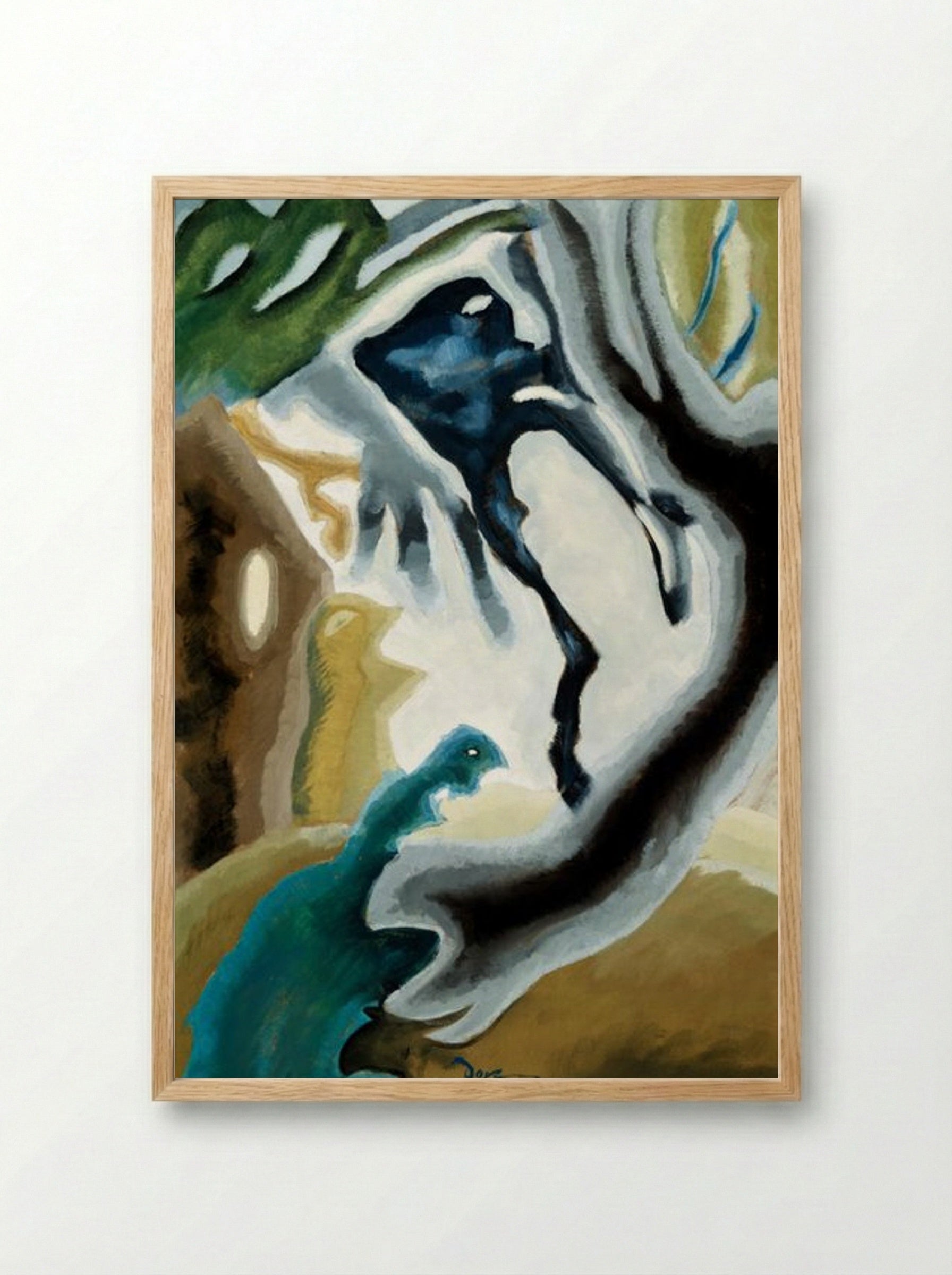 Barnyard Fantasy - Arthur Dove - Framed Print Wood