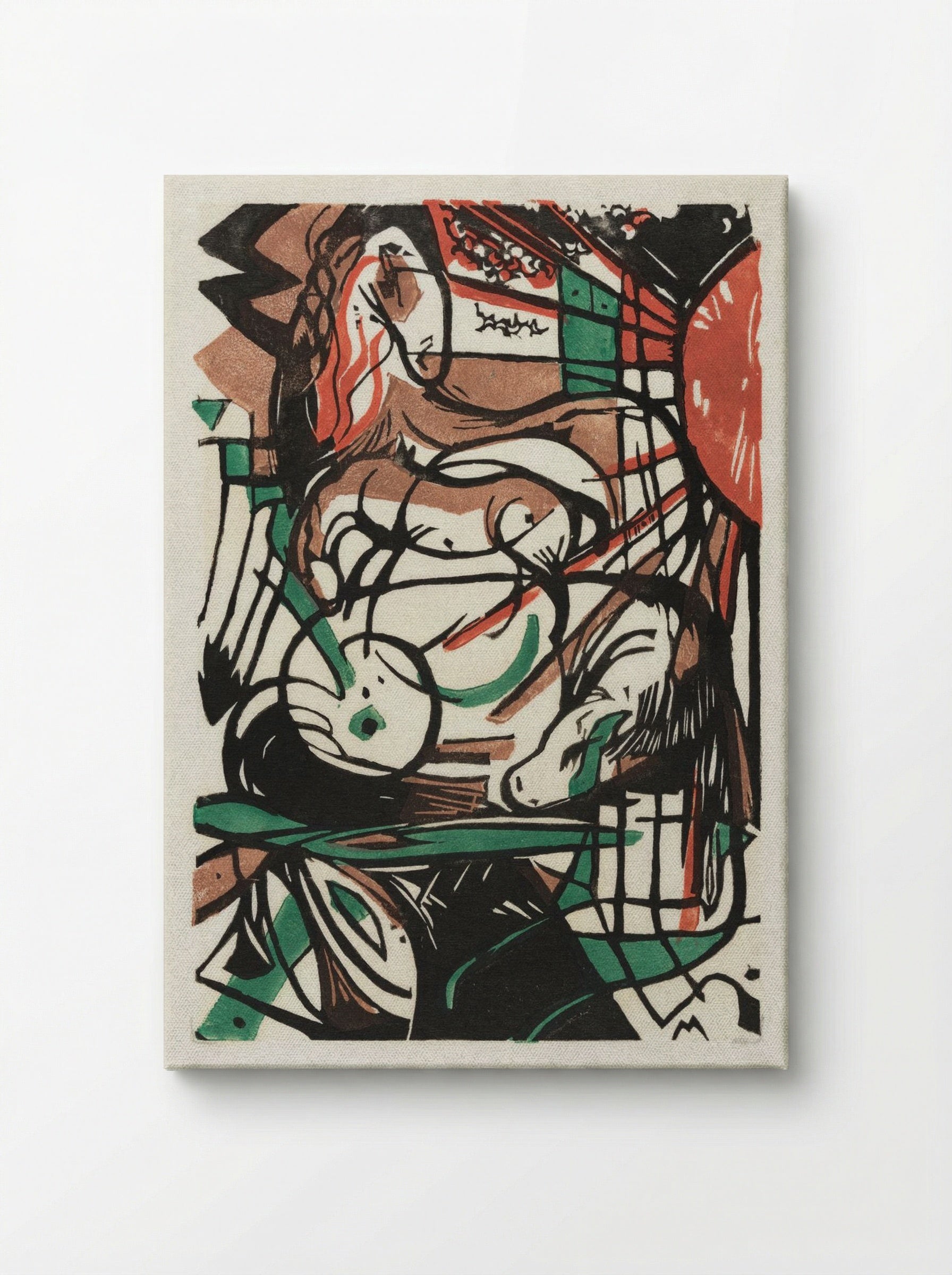 The Birth of Horses - Franz Marc - Canvas