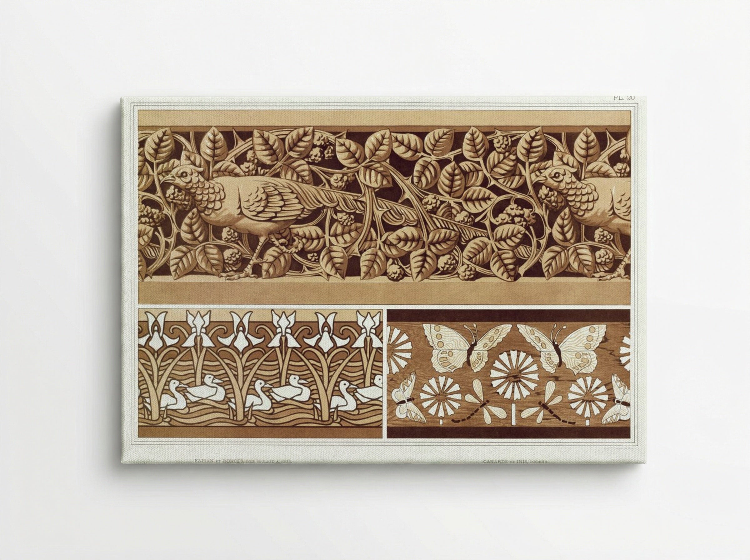 L'Animal dans la Décoration, Plate 20 - Maurice Pillard Verneuil - Canvas